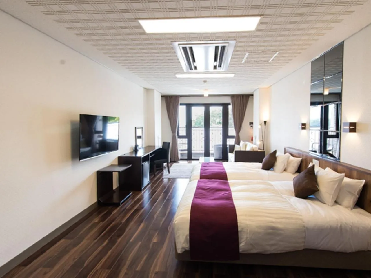 Photo of the whole room, Bed in LiVEMAX RESORT Jogasaki Kaigan