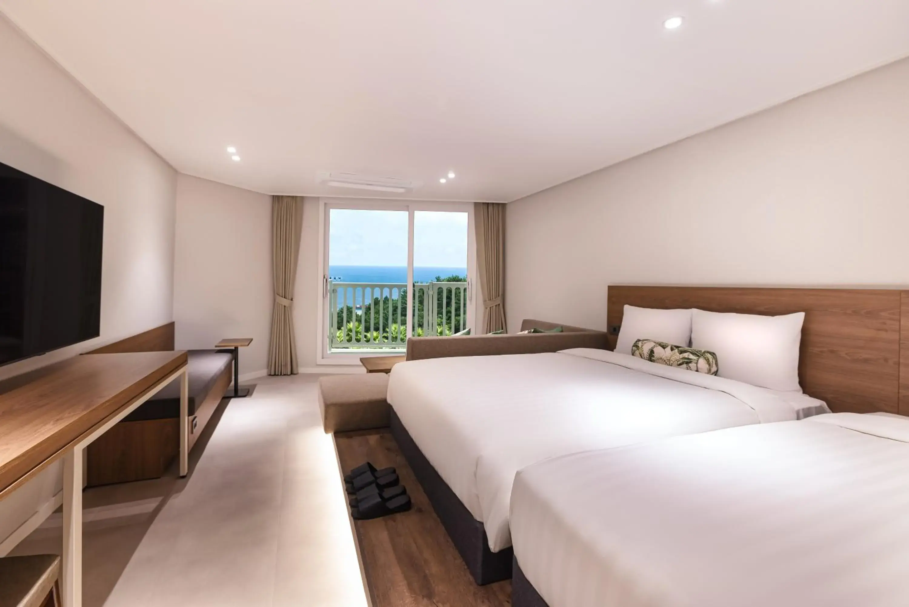 Decorative detail, Bed in Kensington Resort Jeju Jungmun Decorative detail, Bed in Kensington Resort Jeju Jungmun