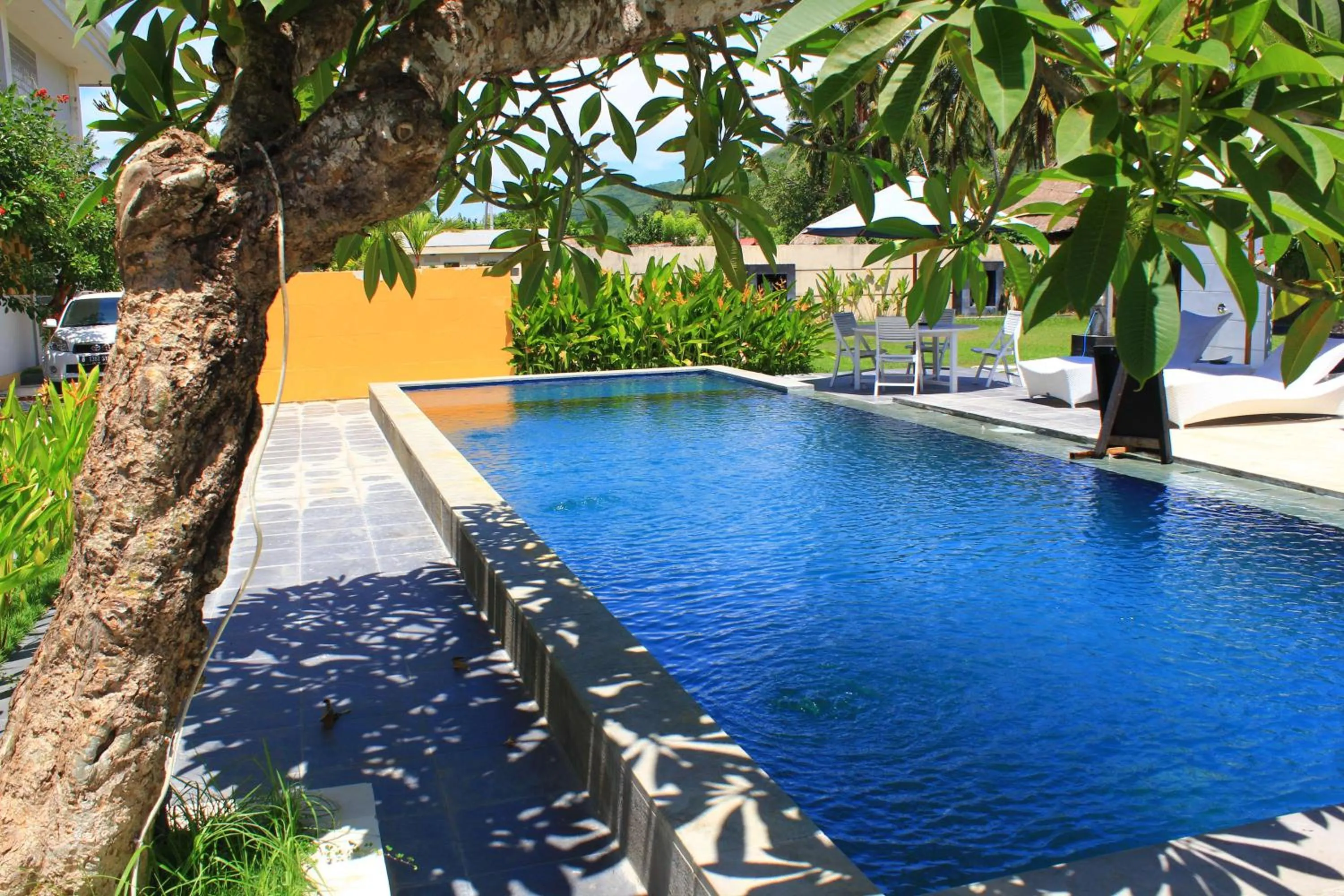 Swimming pool in JM Hotel Kuta Lombok