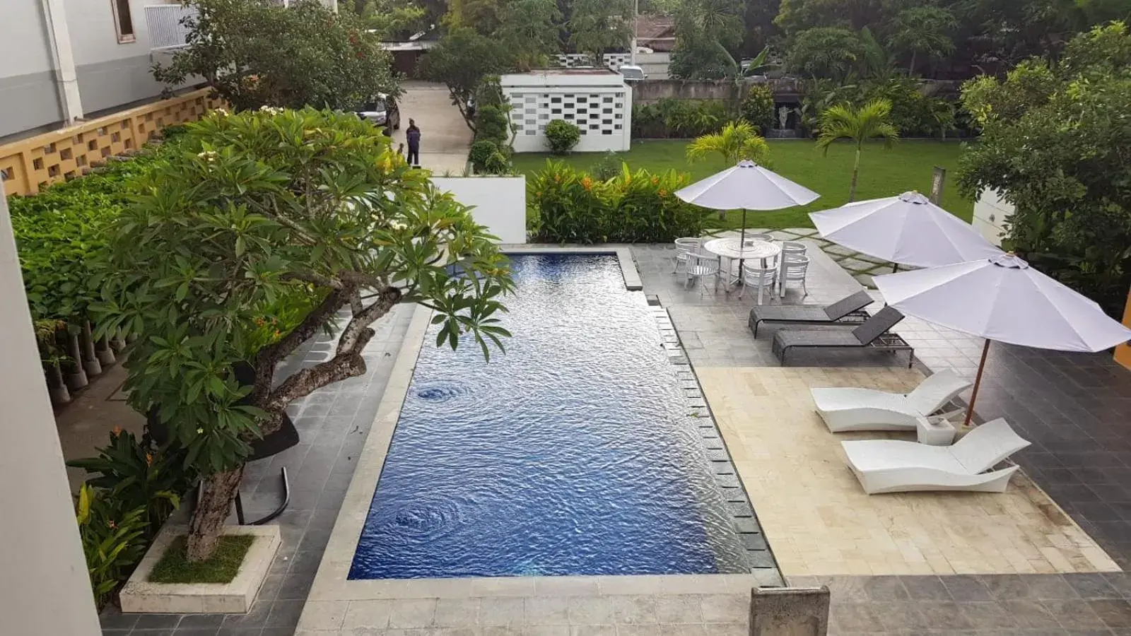 Swimming pool in JM Hotel Kuta Lombok Swimming pool in JM Hotel Kuta Lombok