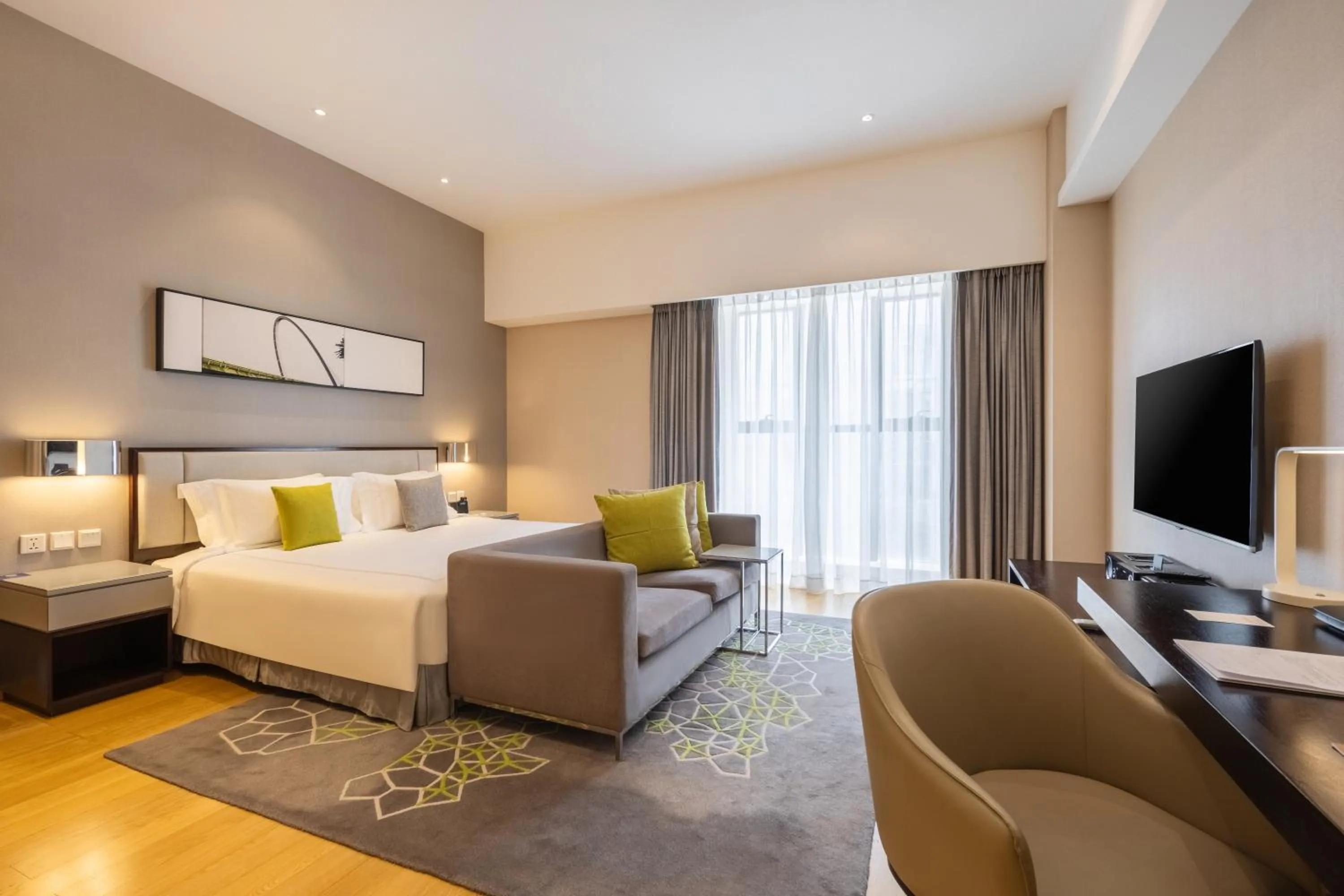 Bed in CM Service Apartment Tianjin