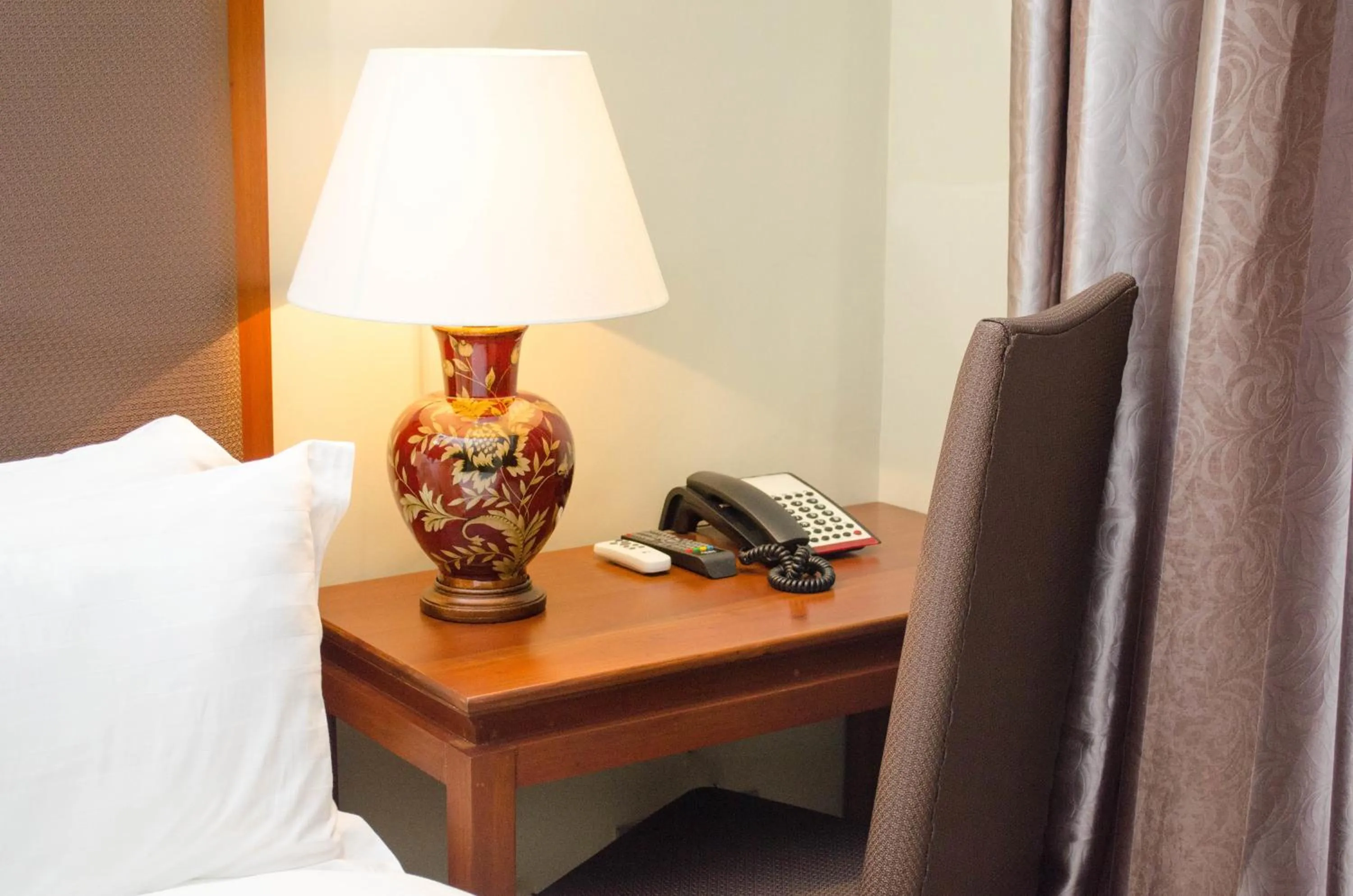 Decorative detail, Bed in Ritz Hotel Angeles