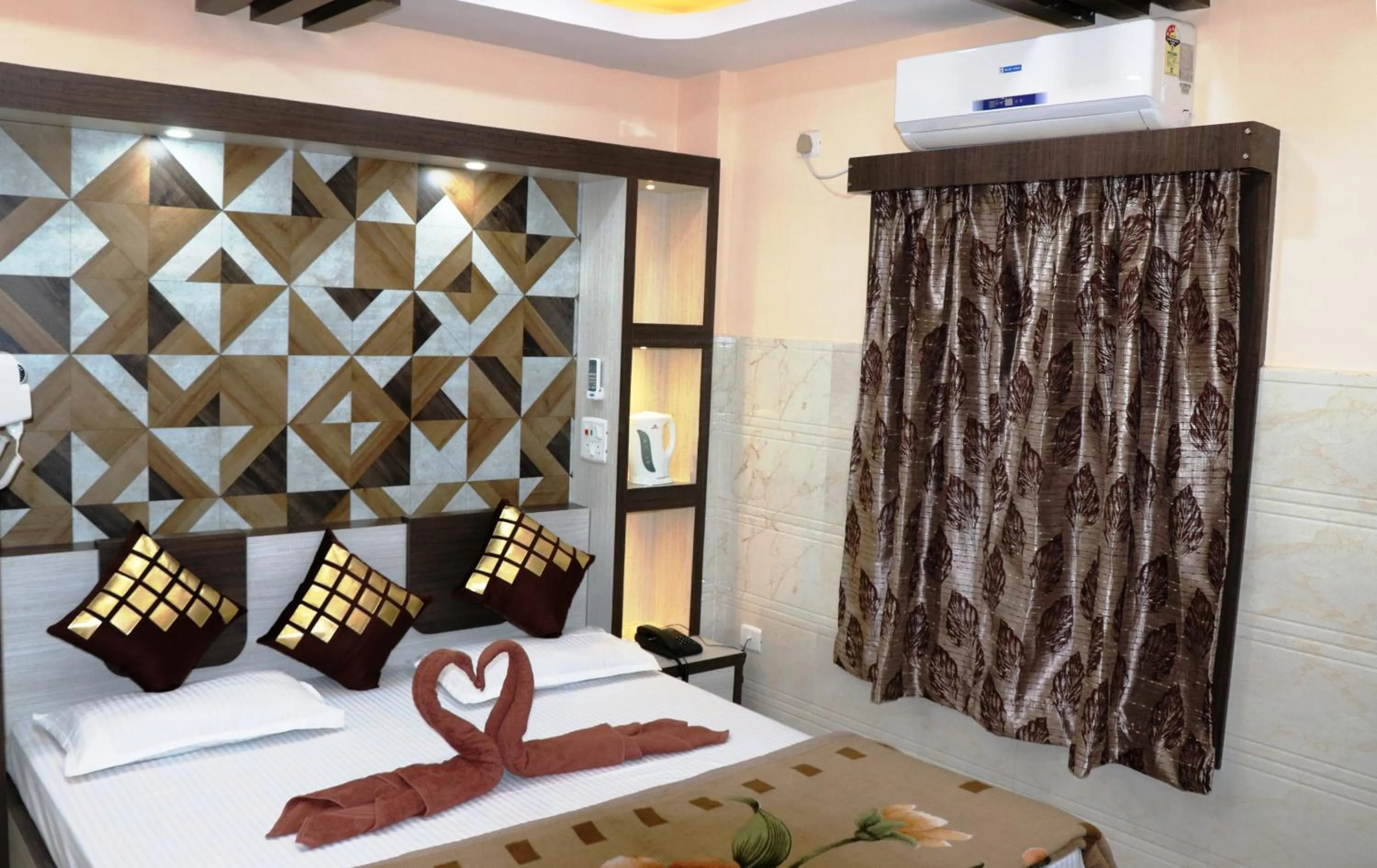 Bed in Hotel Prince B