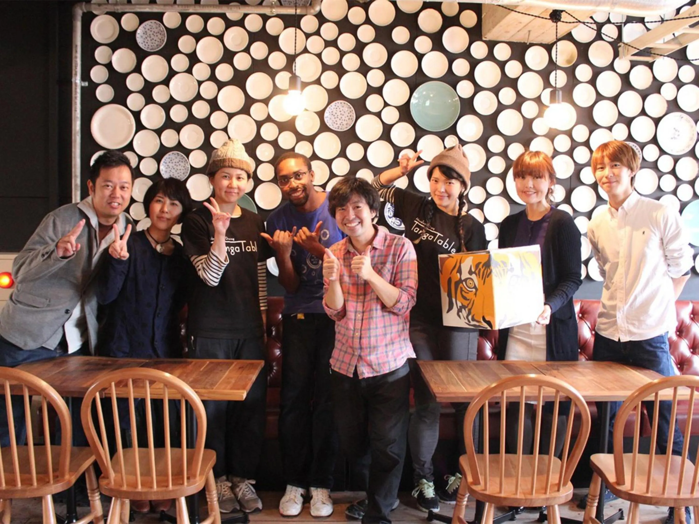 Dining area in Hostel TangaTable