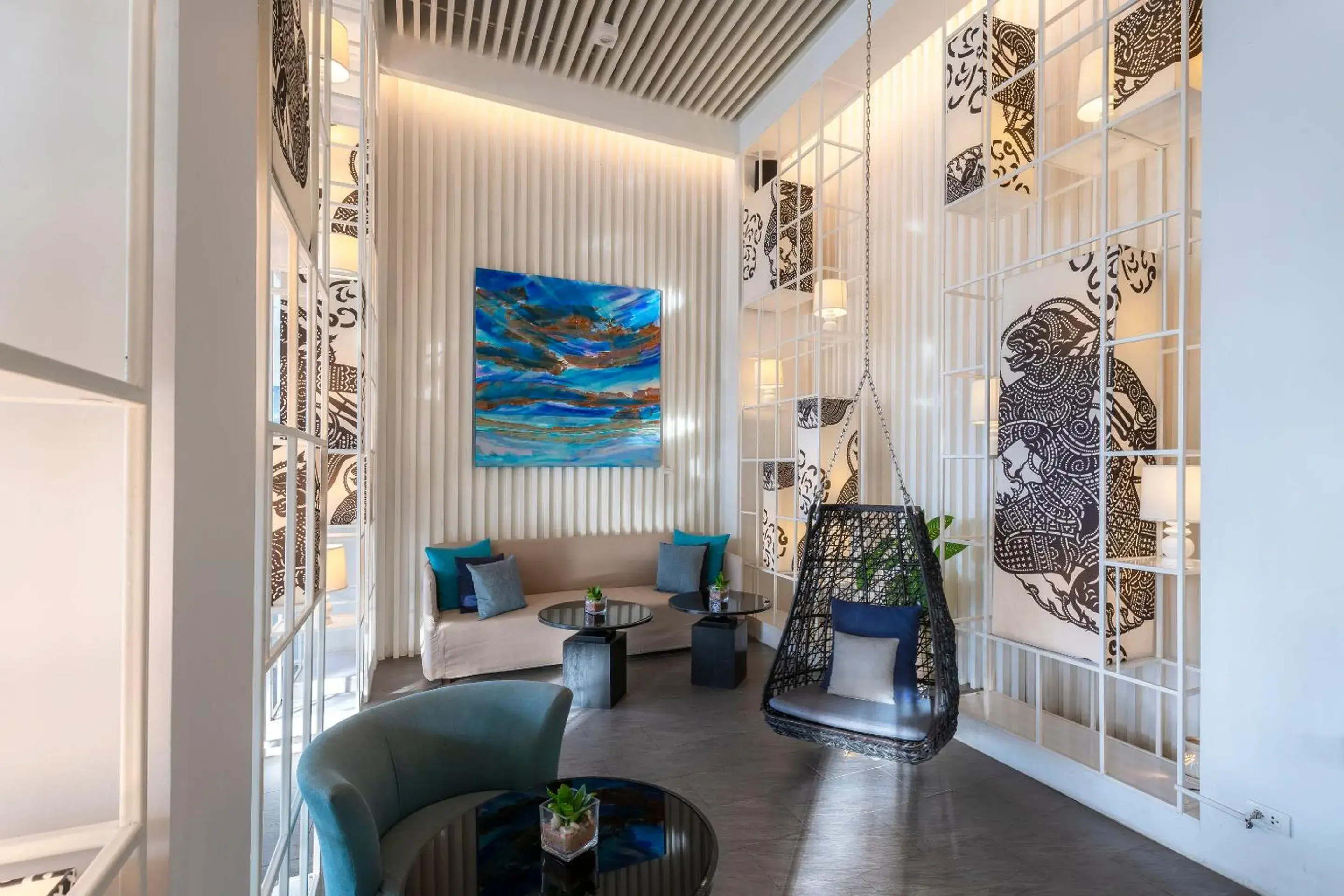 Lobby or reception in The Nai Harn Lobby or reception in The Nai Harn