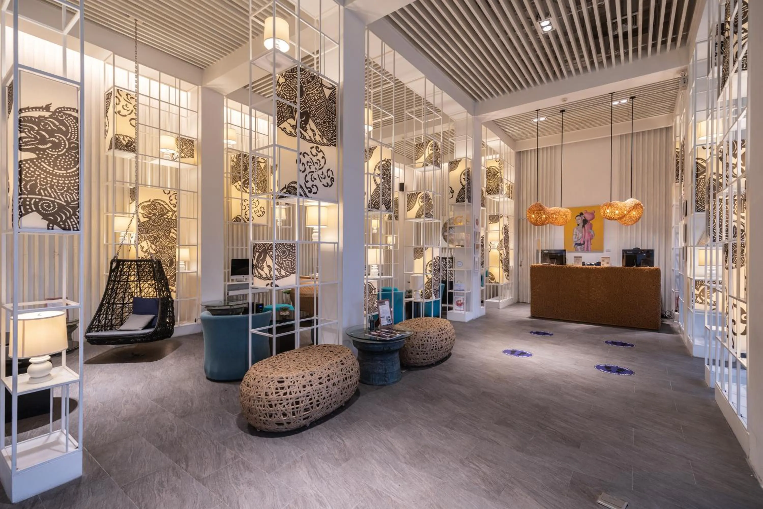 Lobby or reception in The Nai Harn