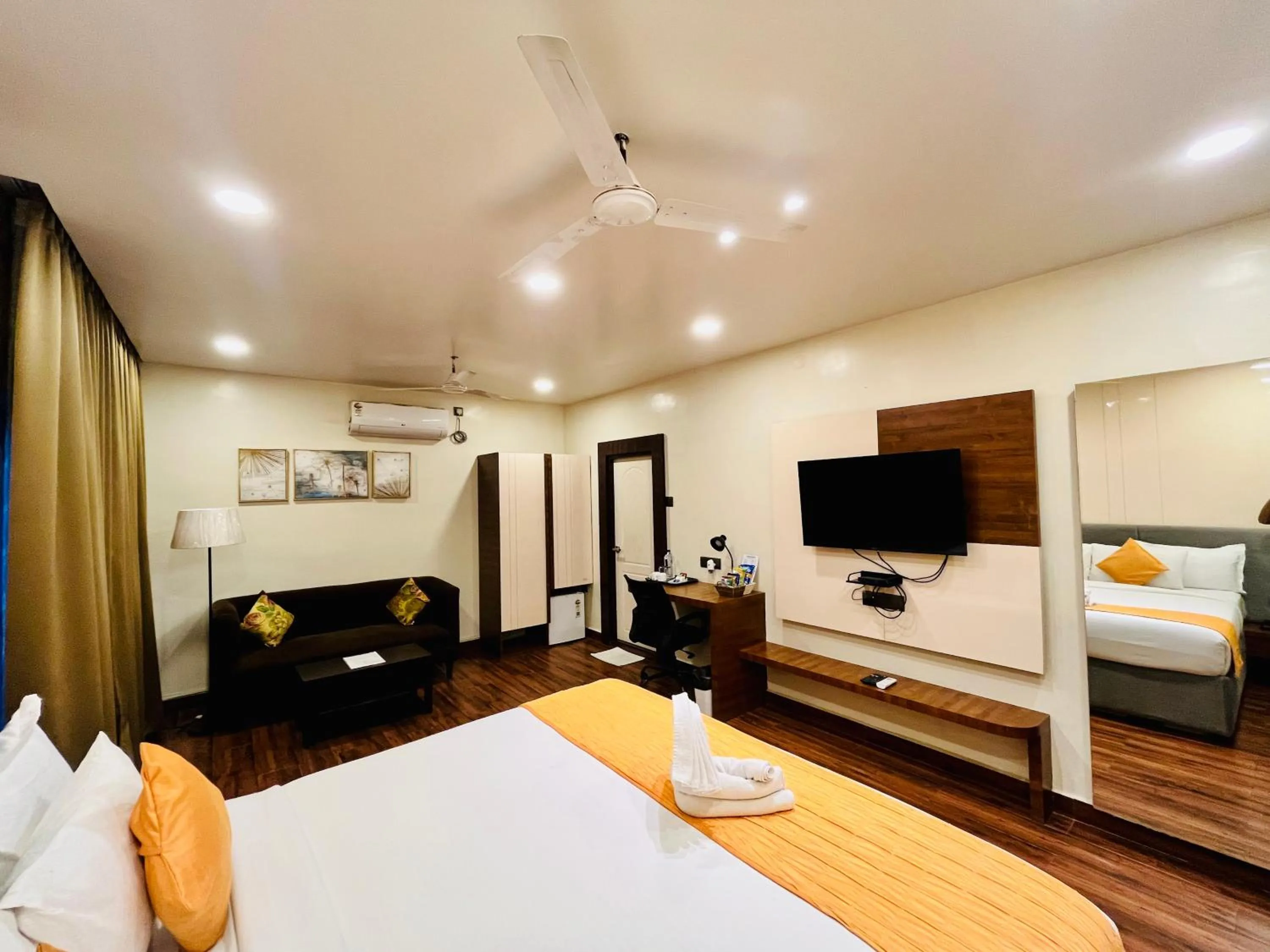 Bed in Shankar Bhavan By Vinayak Hotels