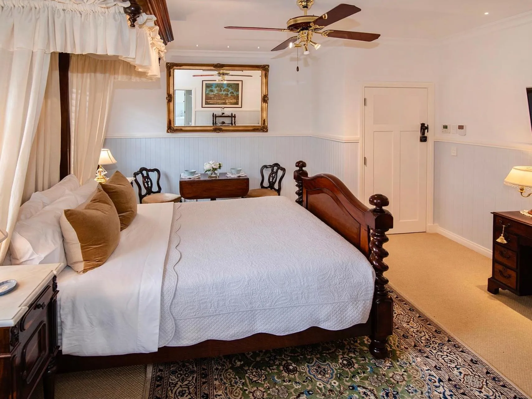 Bed in Josephines Luxury Accommodation