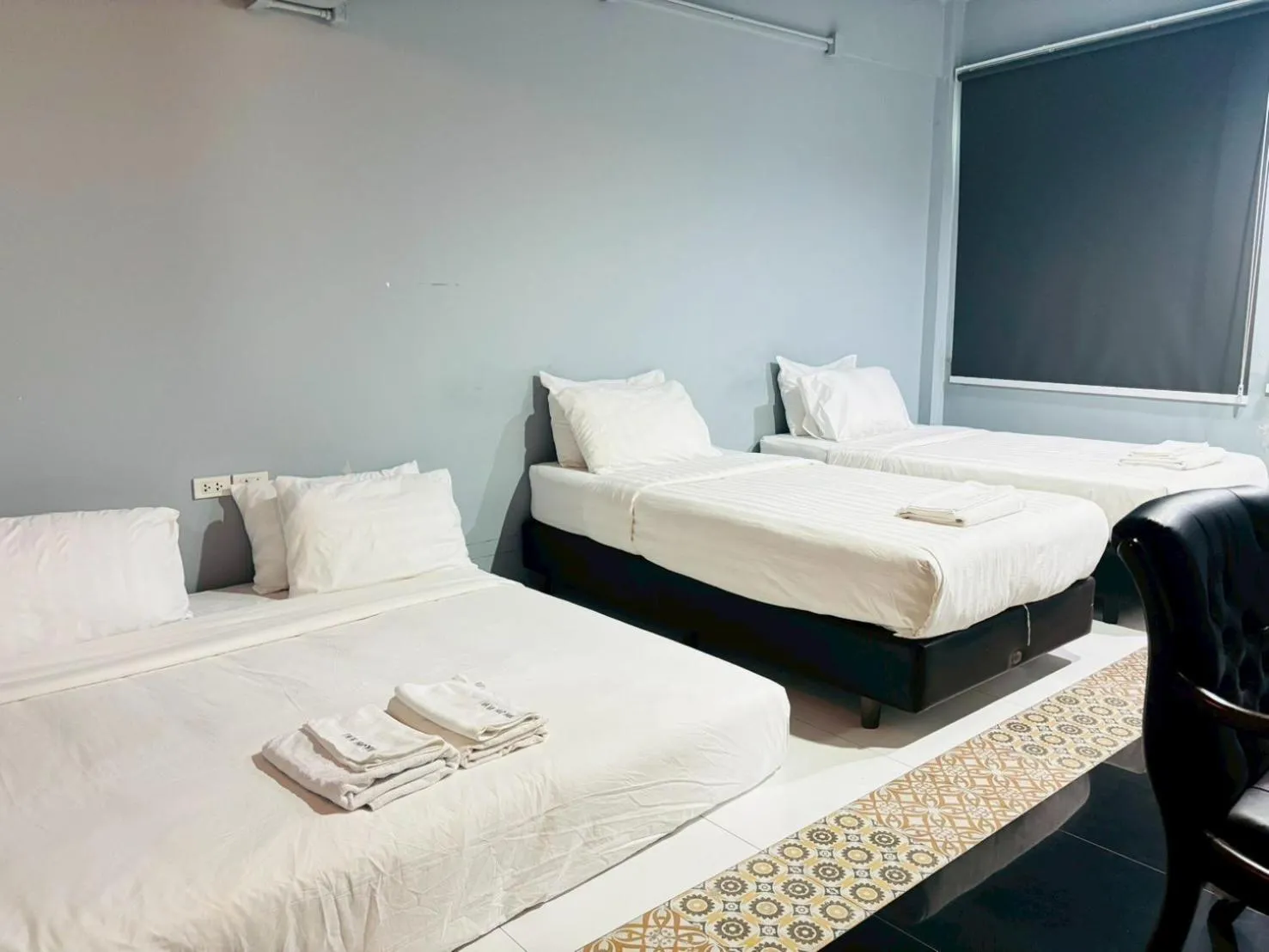 Bedroom, Bed in Sukhum Huai Khwang Guest House