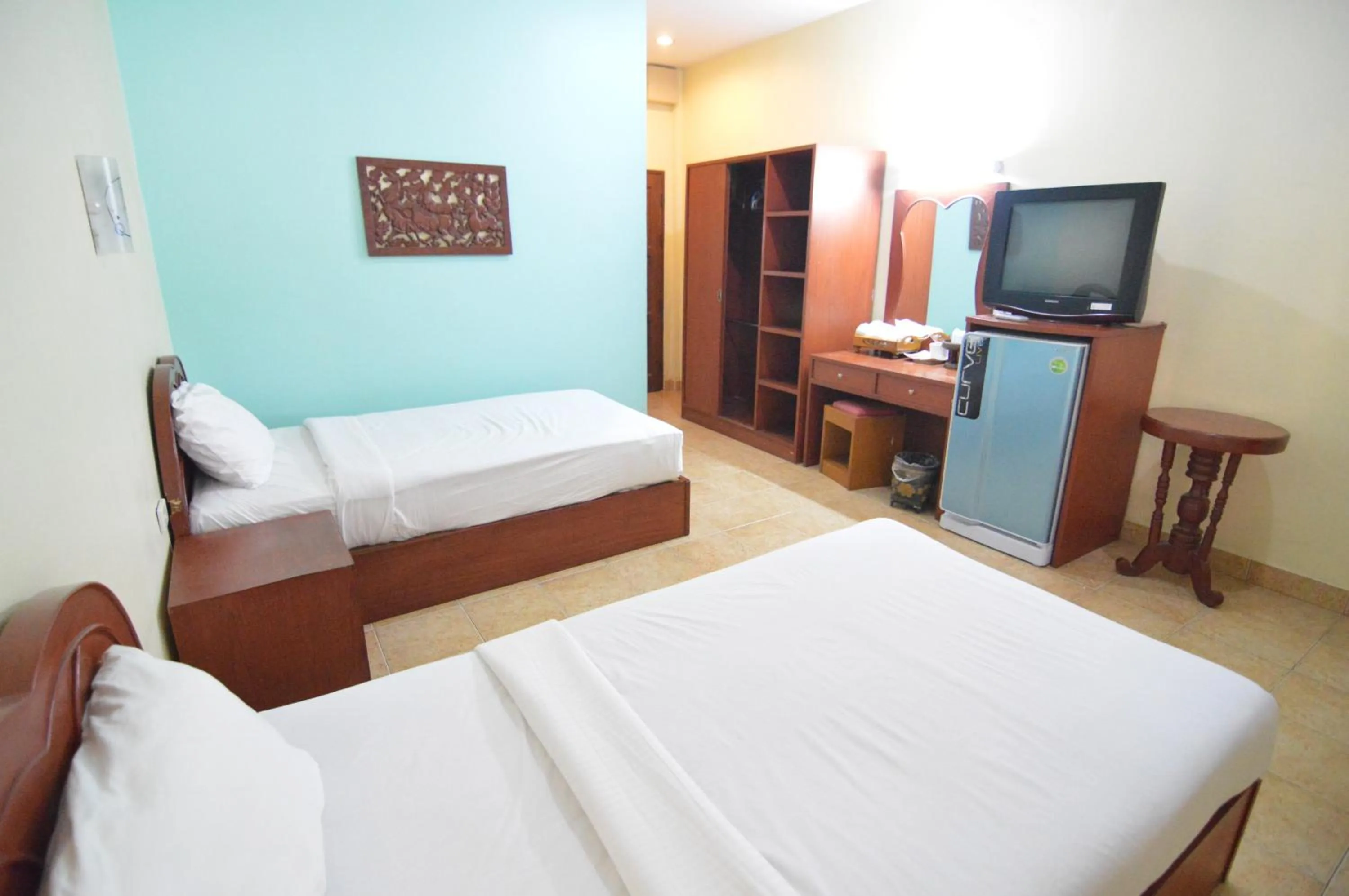 Bedroom, Bed in Techno Riverview Resort