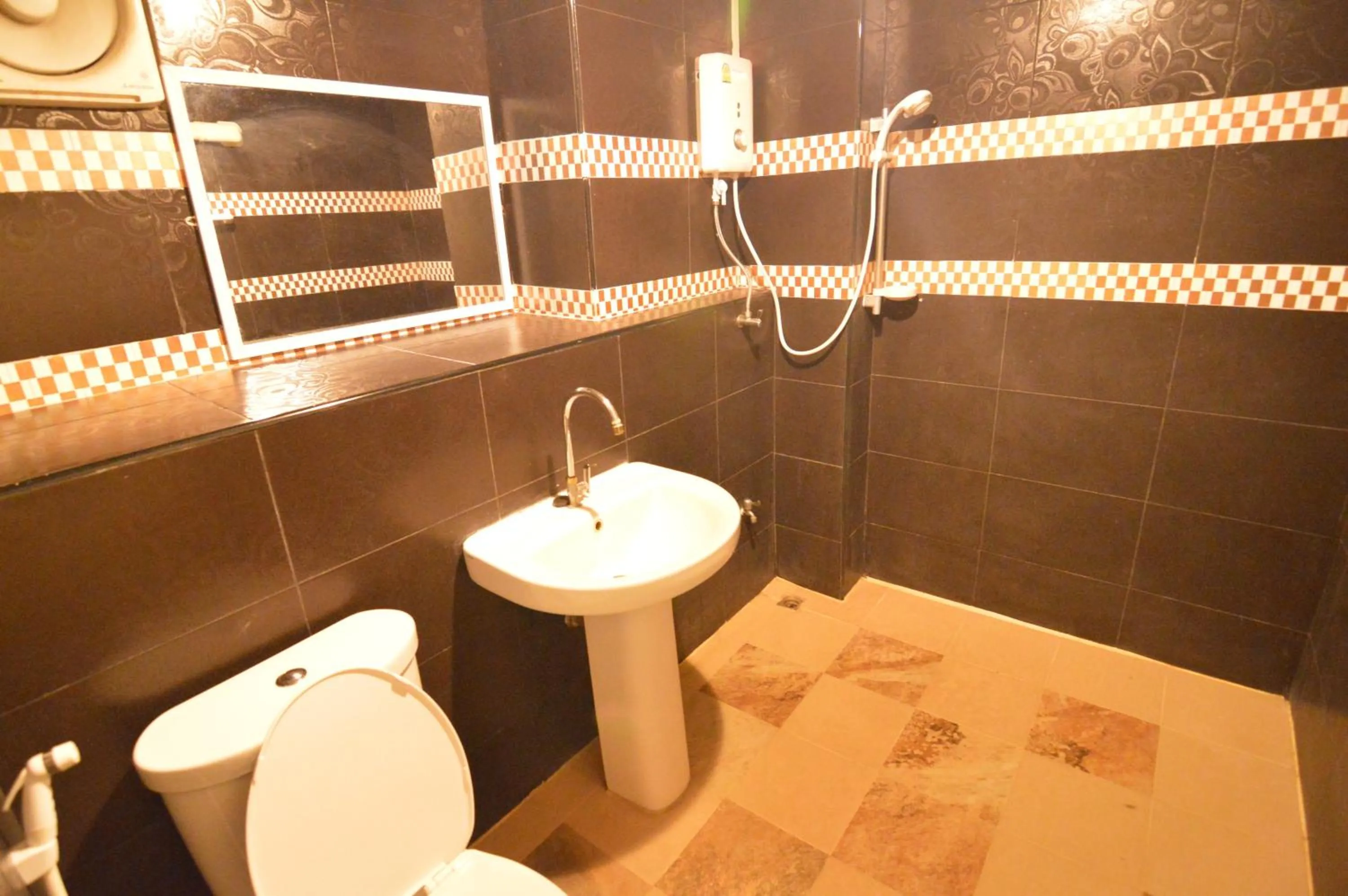 Bathroom in Techno Riverview Resort