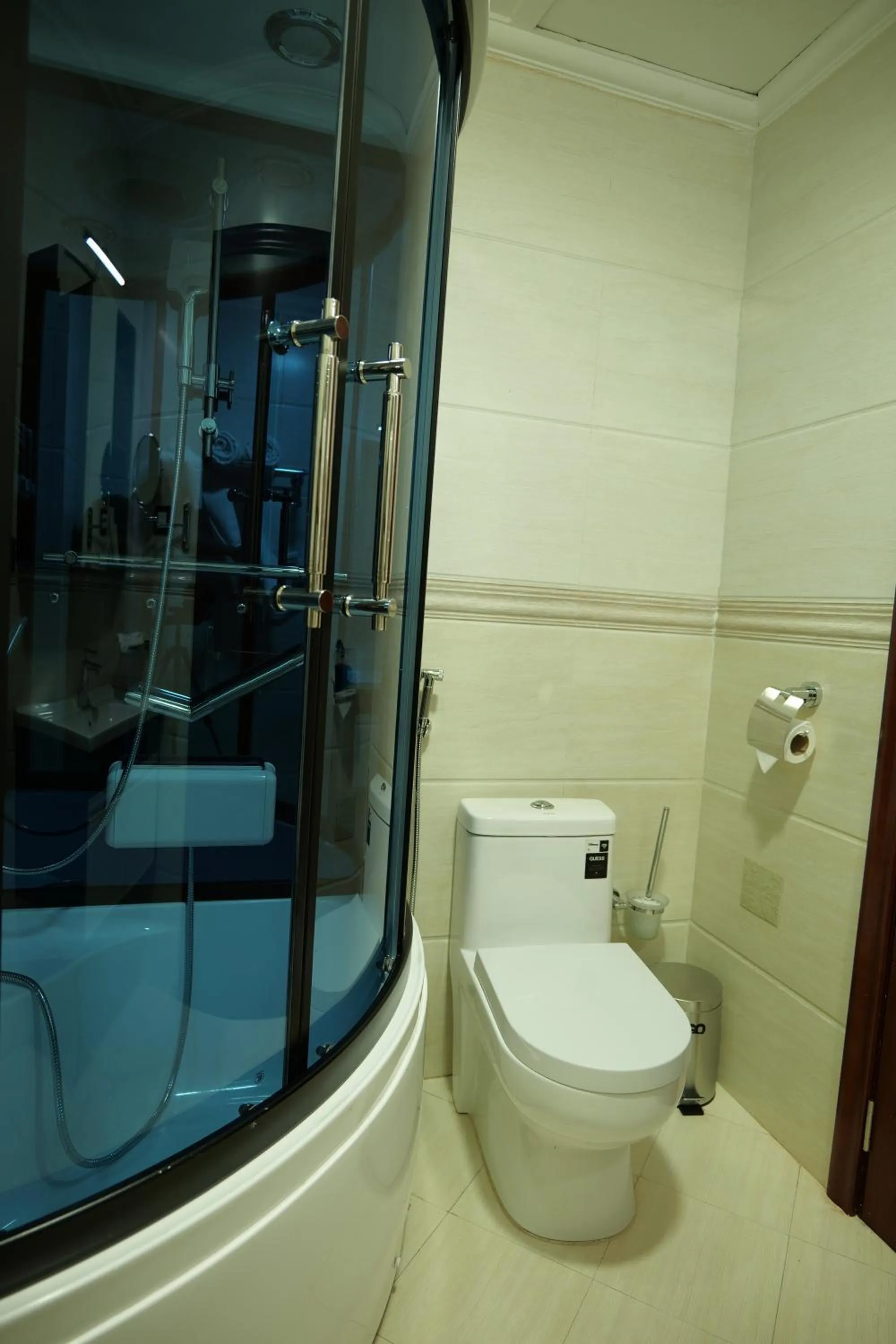 Shower in Crescent International Hotel