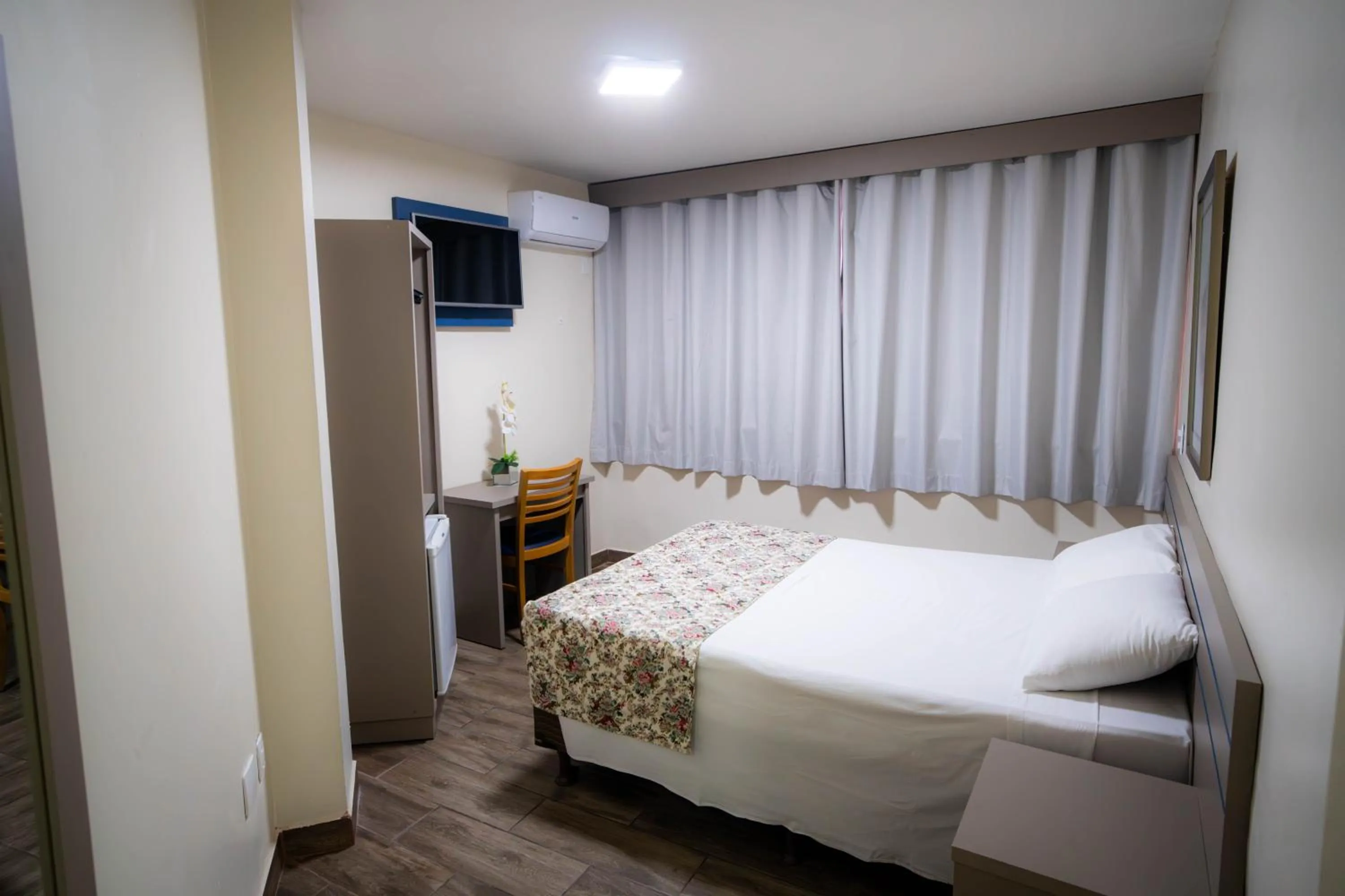 Bedroom, Bed in Dan Inn São Paulo Higienópolis by Nacional Inn - PRÓXIMO À AV PAULISTA