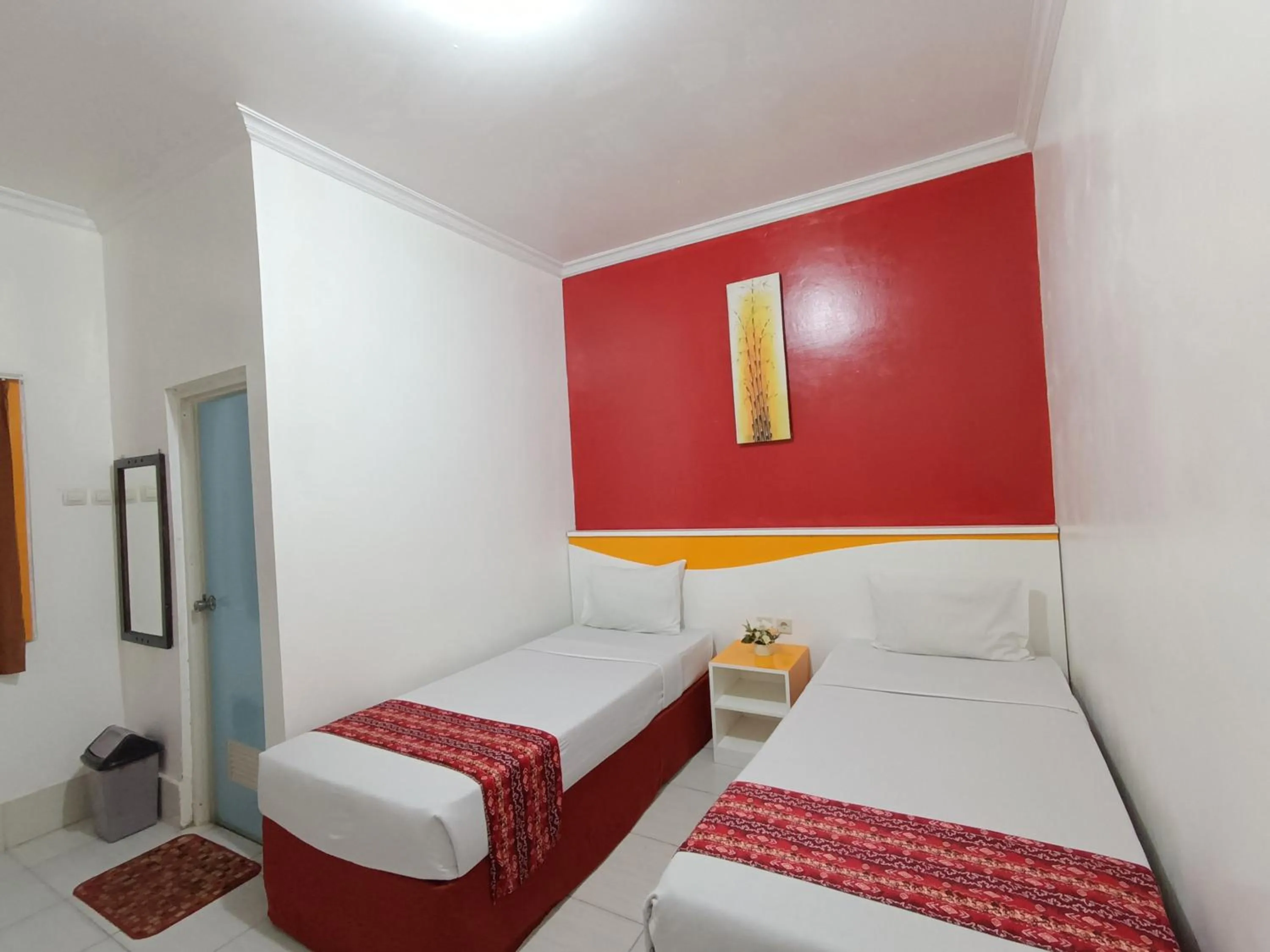 Bed in Hotel STIPRAM Kaliurang Yogyakarta