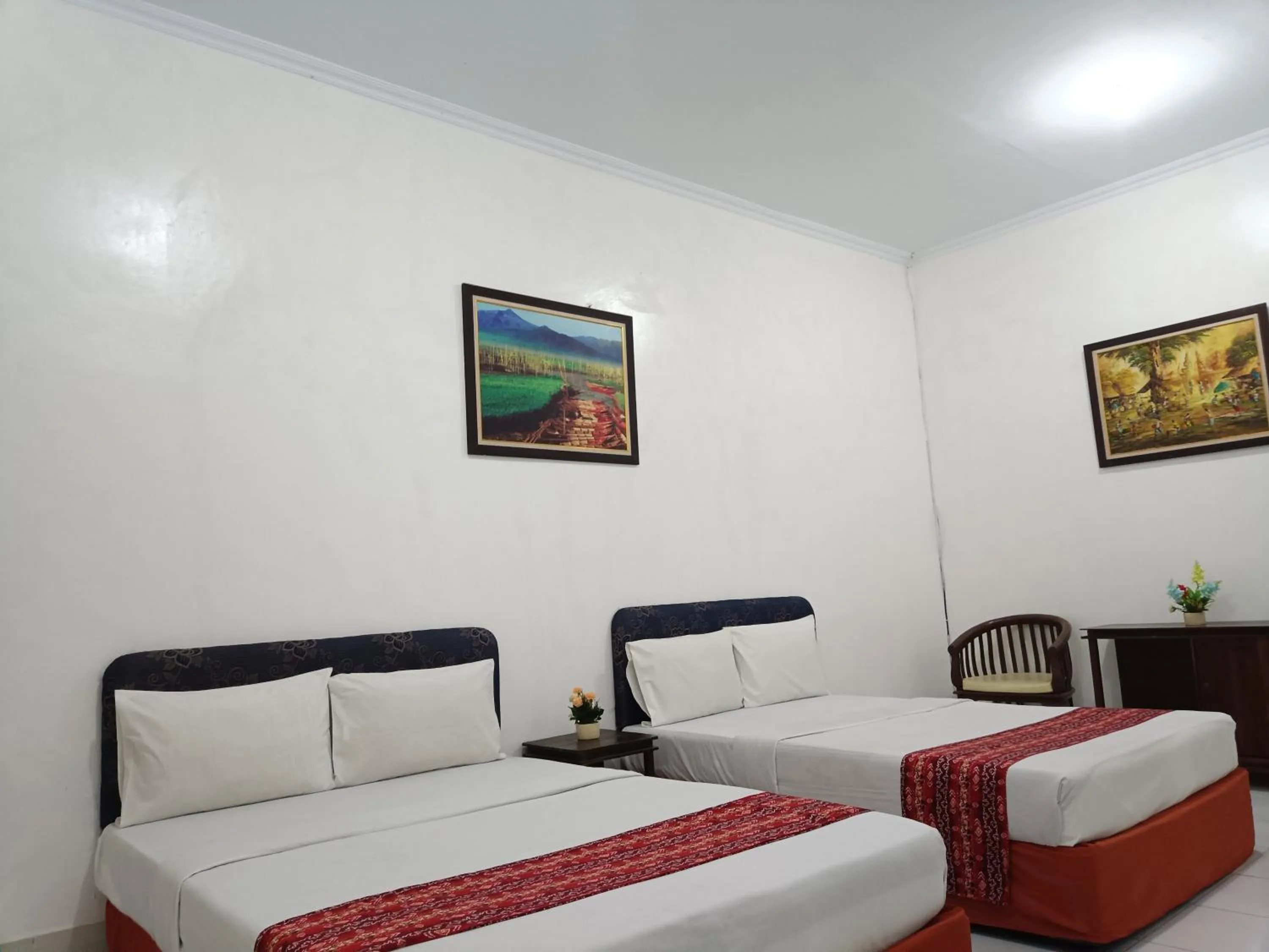 Bed in Hotel STIPRAM Kaliurang Yogyakarta