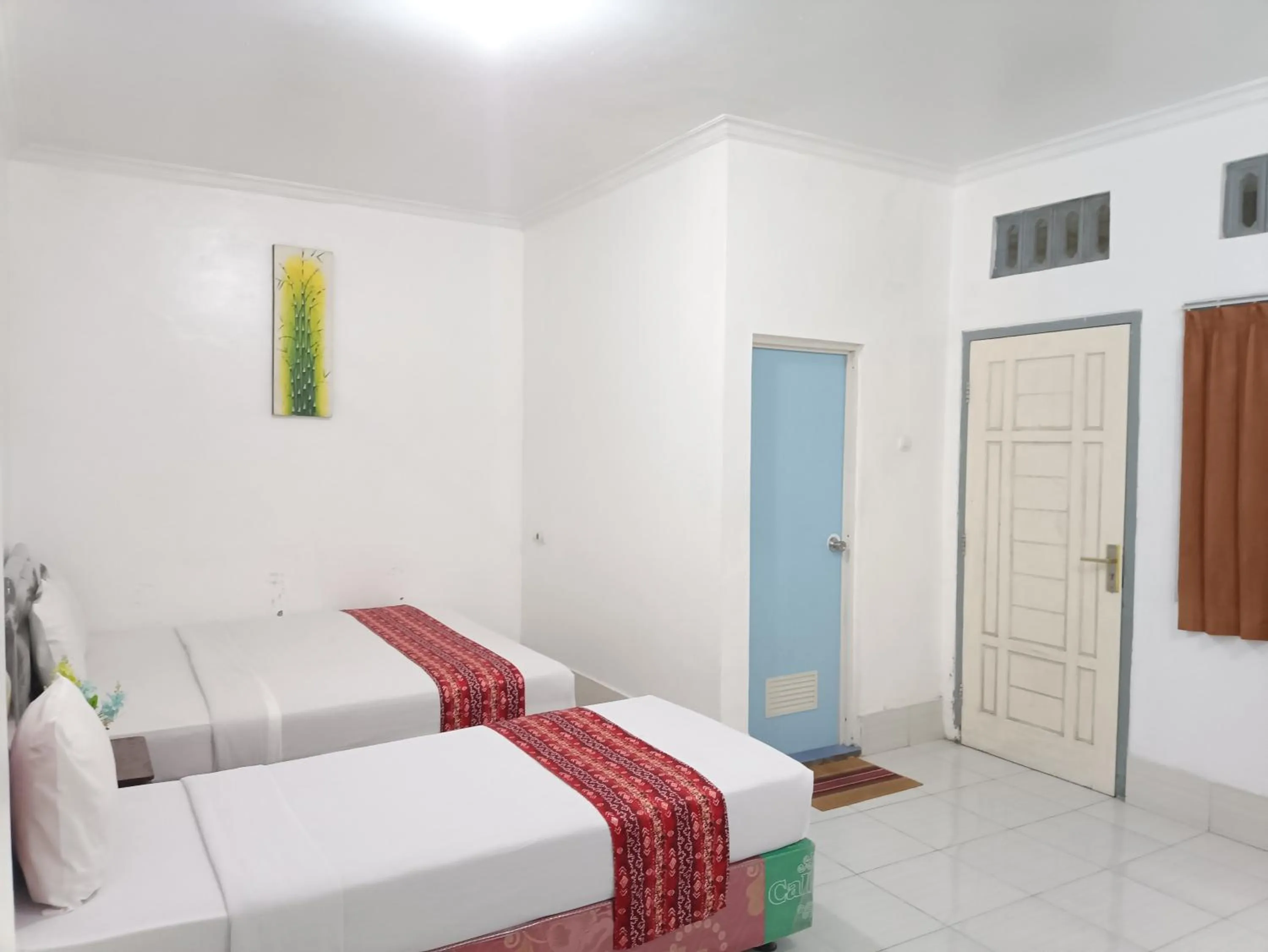 Bed in Hotel STIPRAM Kaliurang Yogyakarta