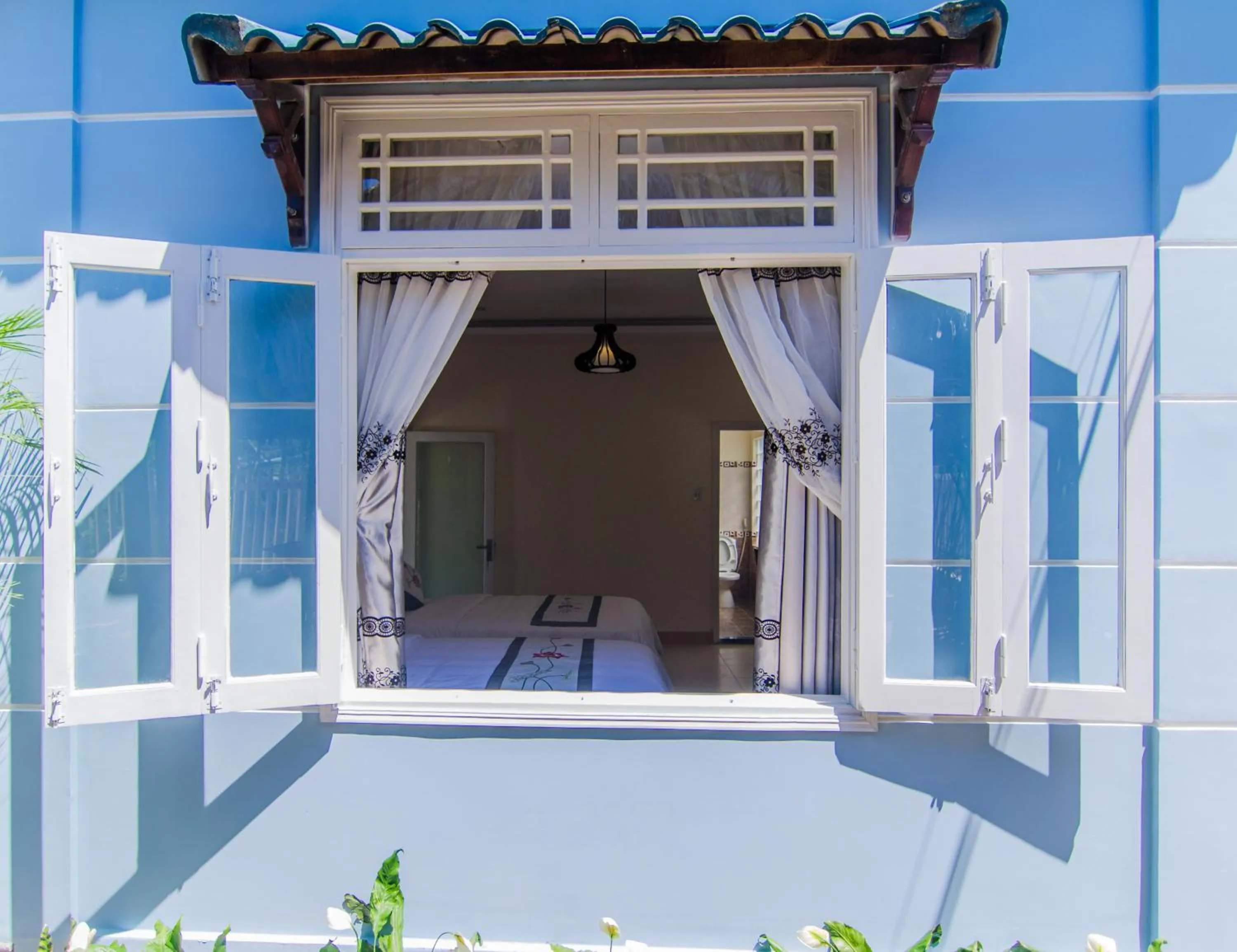 Decorative detail in The Moon River Homestay & Villa