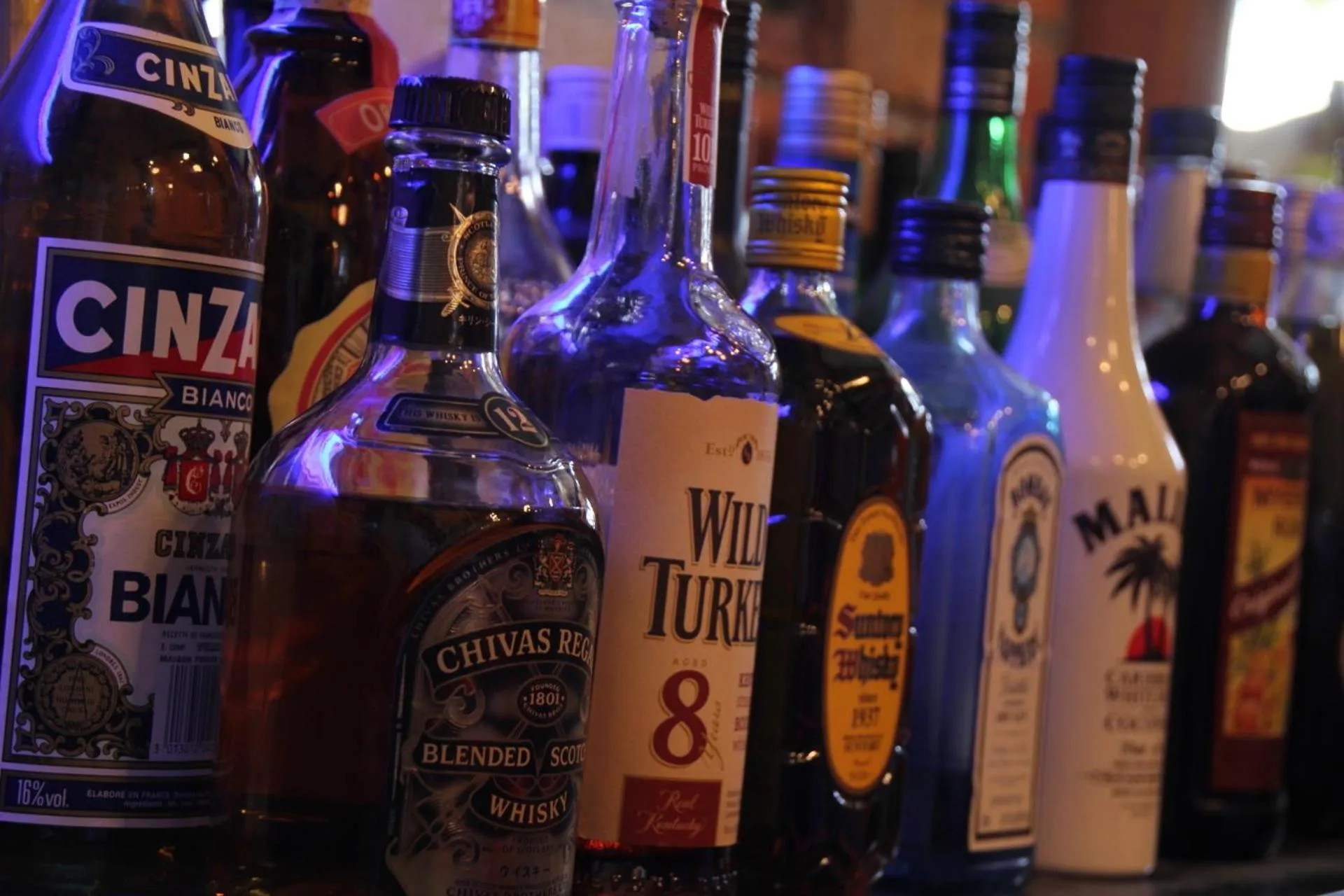 Alcoholic drinks in Lodge Clubman