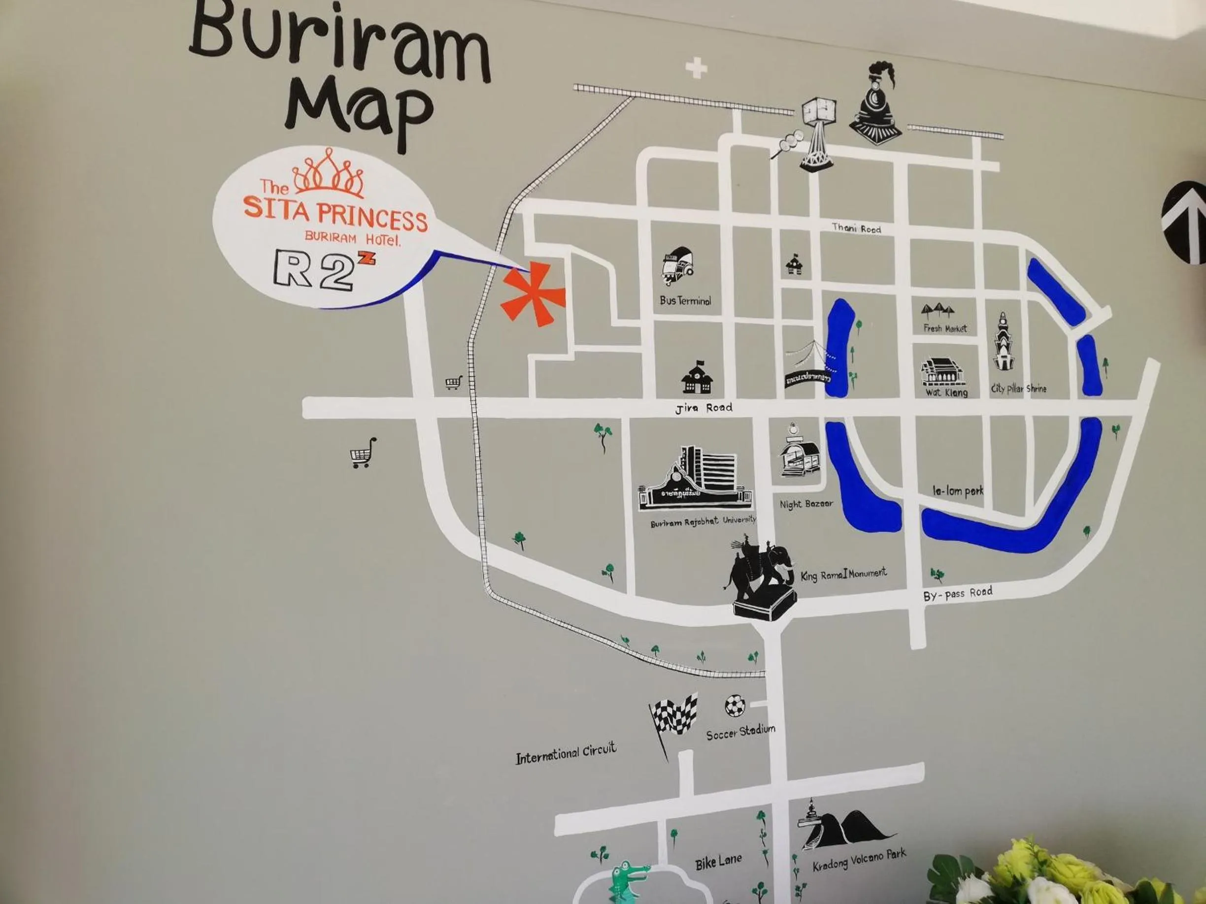 Floor plan in Rinradee Place