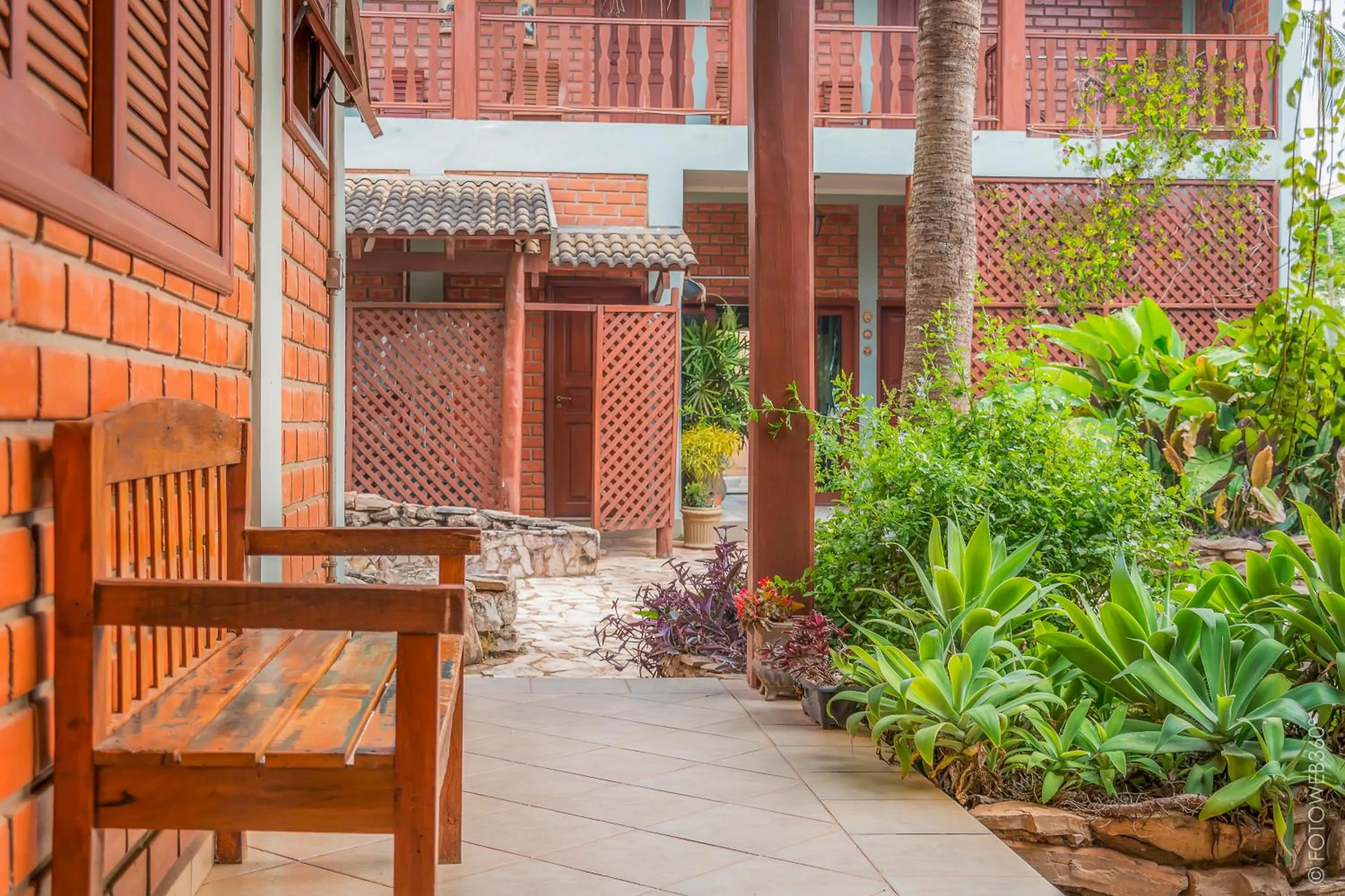 Garden view in Pousada Rancho Jarinu