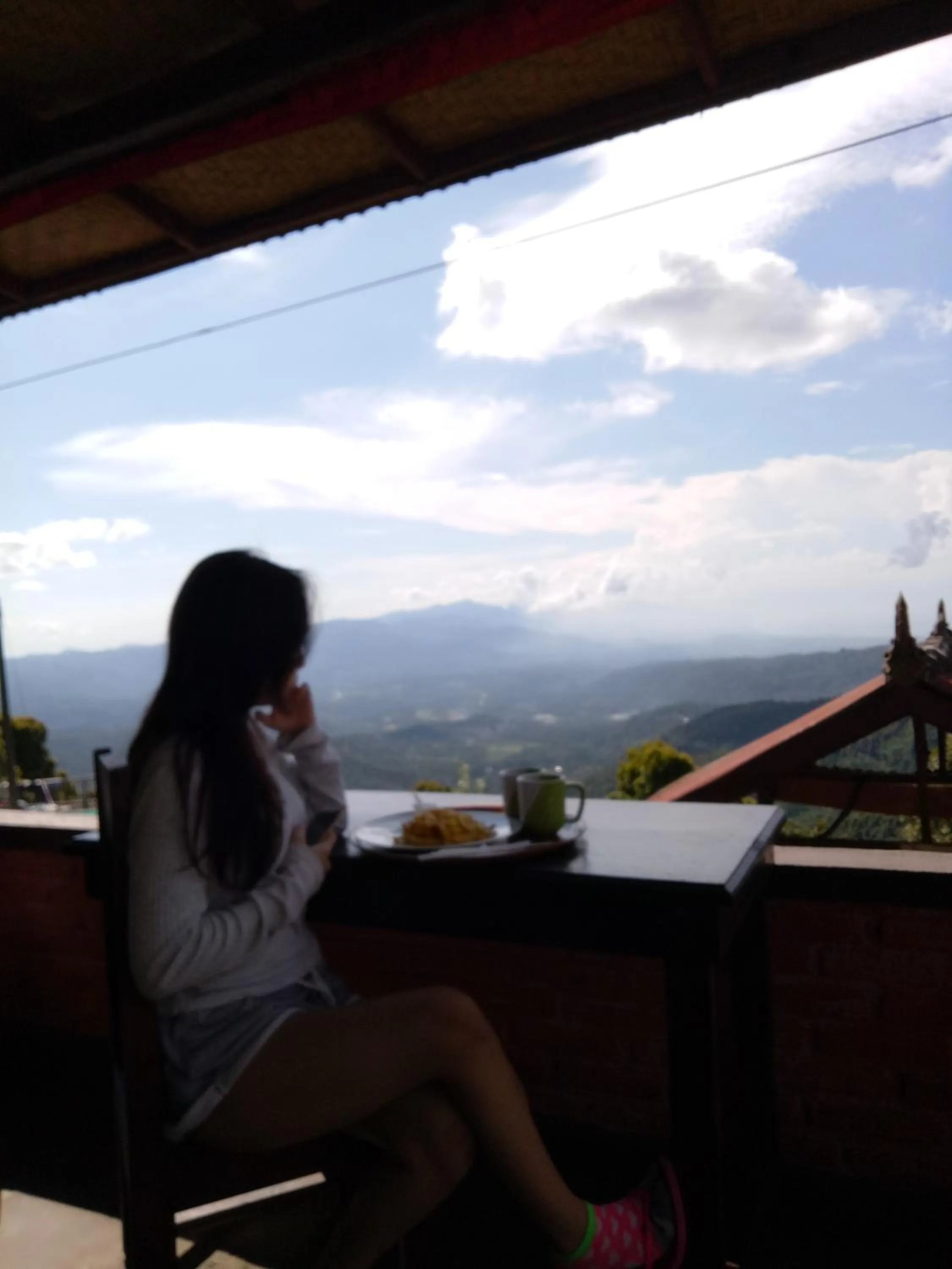 Mountain view in Puri Sunset Homestay