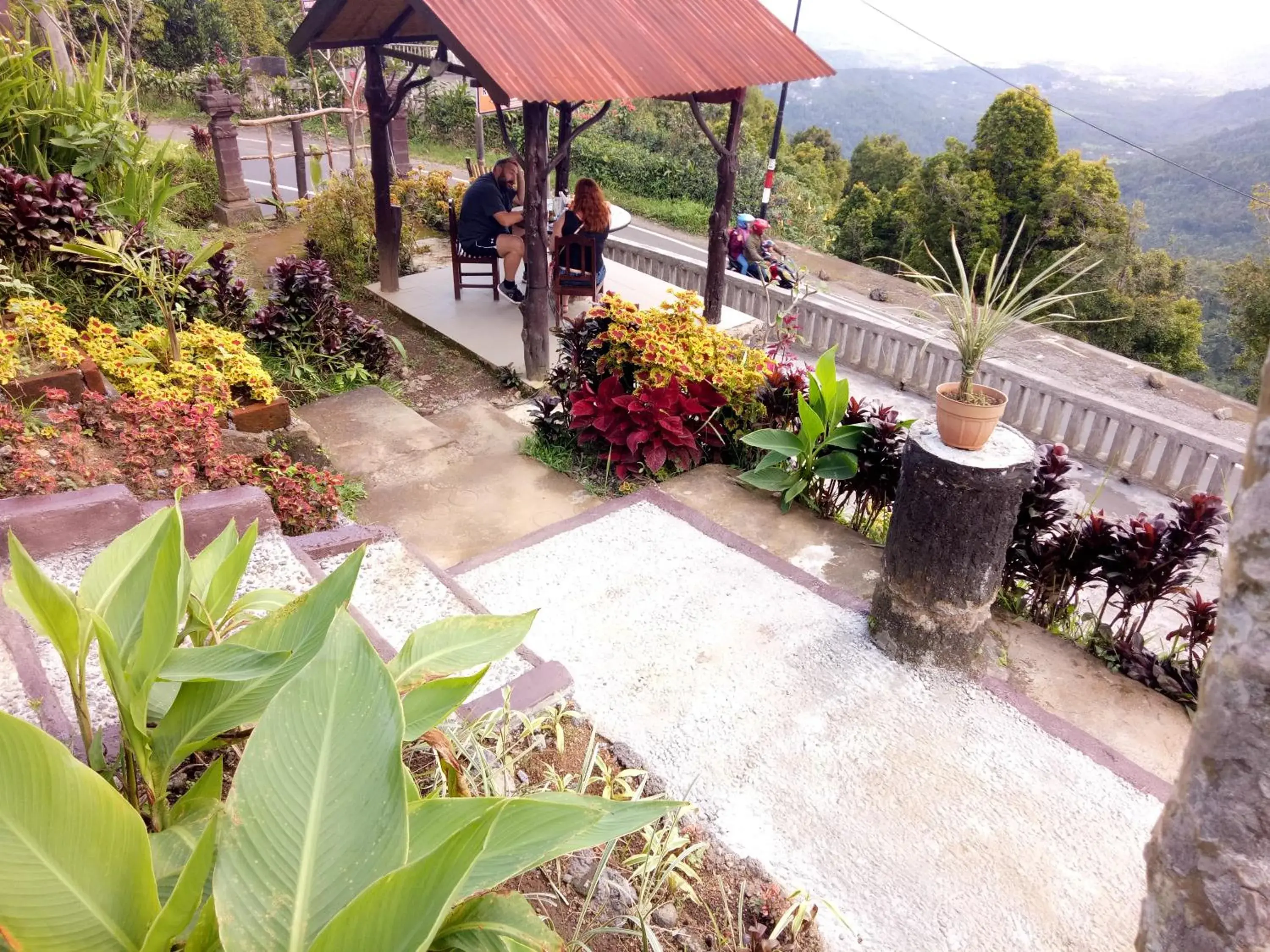 Garden view in Puri Sunset Homestay Garden view in Puri Sunset Homestay