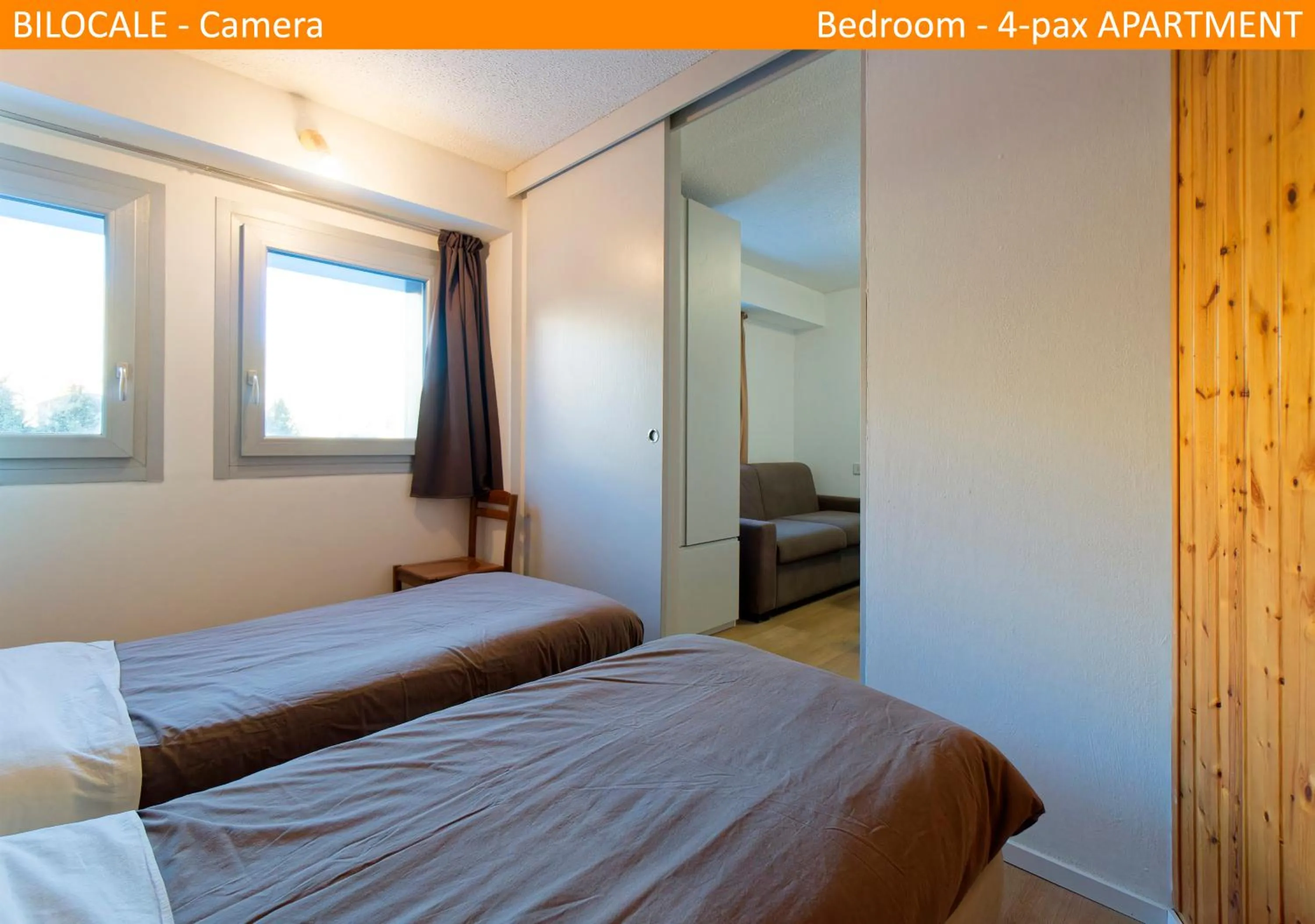 Bed in Apartment Tonale