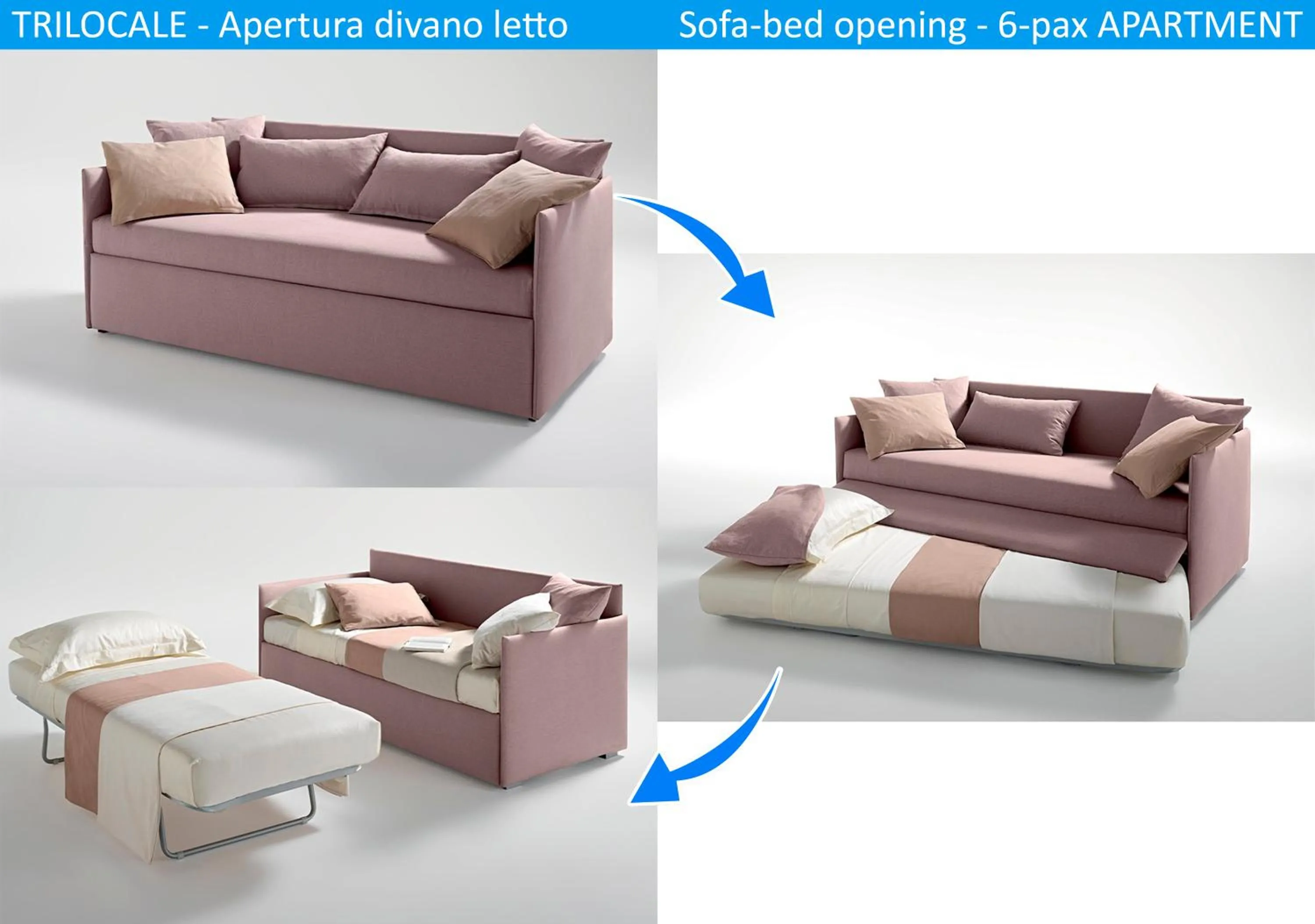 Bed in Apartment Tonale