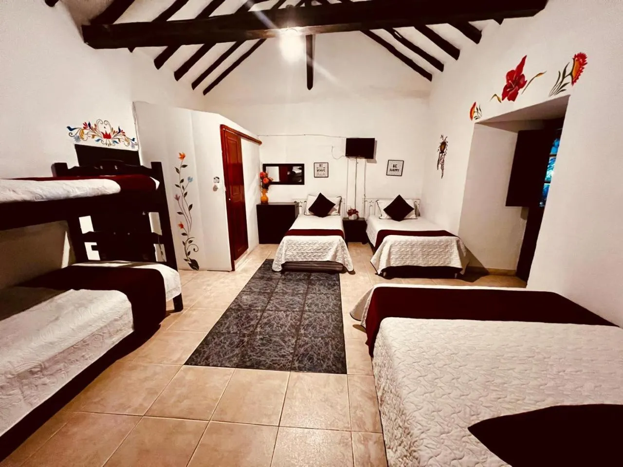 Bedroom in Balcon Plaza Villa de Leyva Hotel