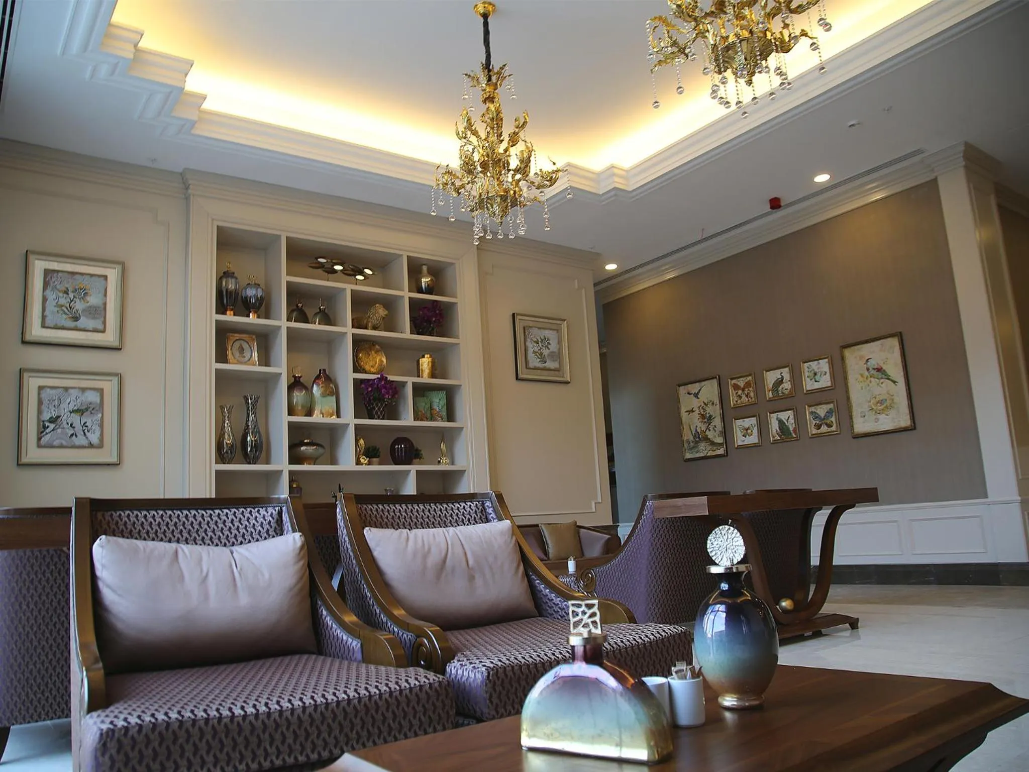 Seating area in Morrian Hotel