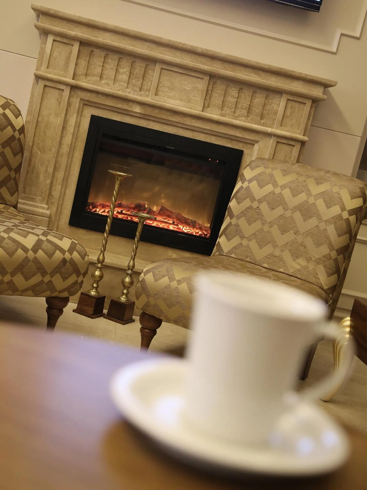 Seating area in Morrian Hotel