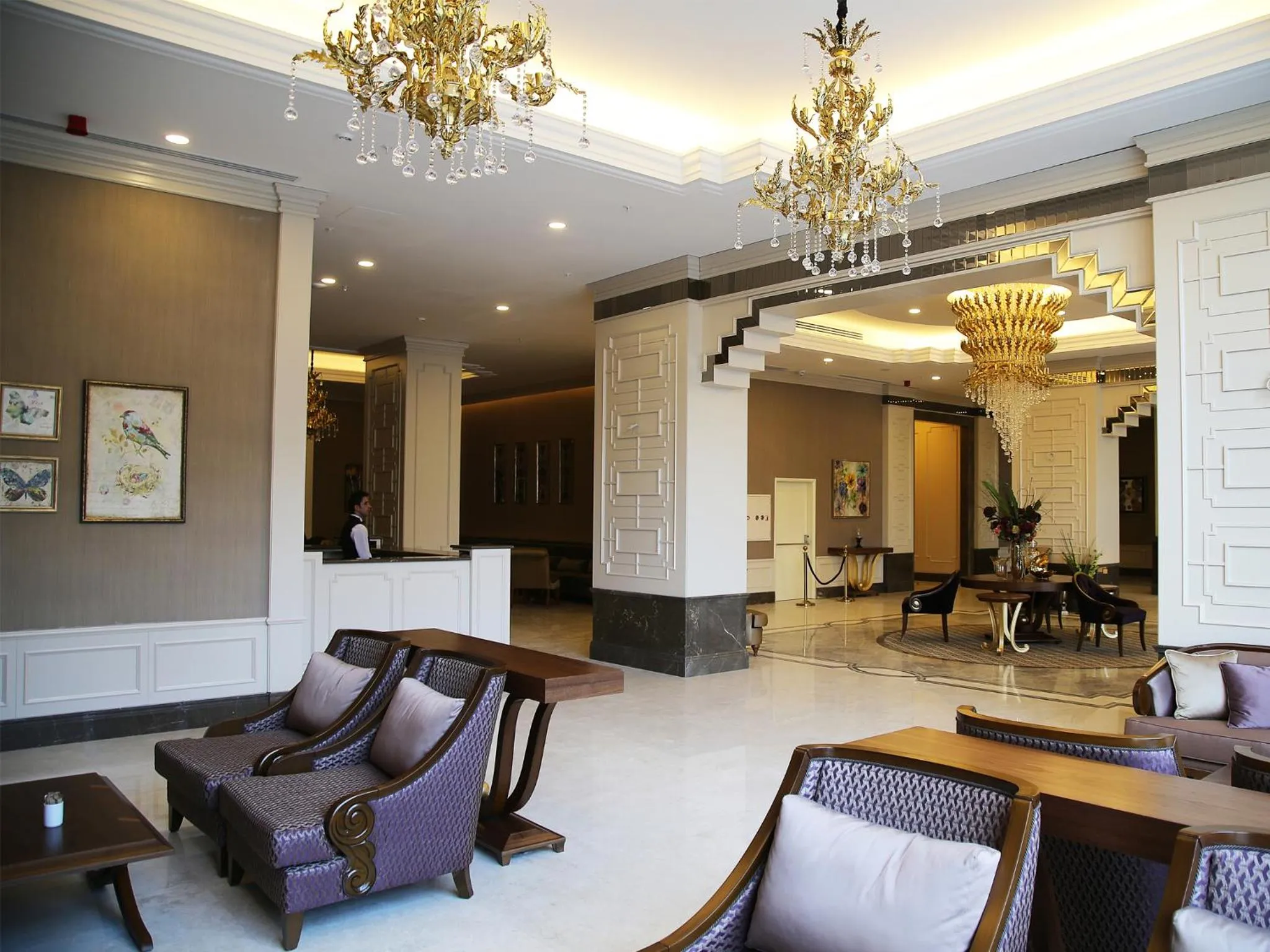 Seating area in Morrian Hotel