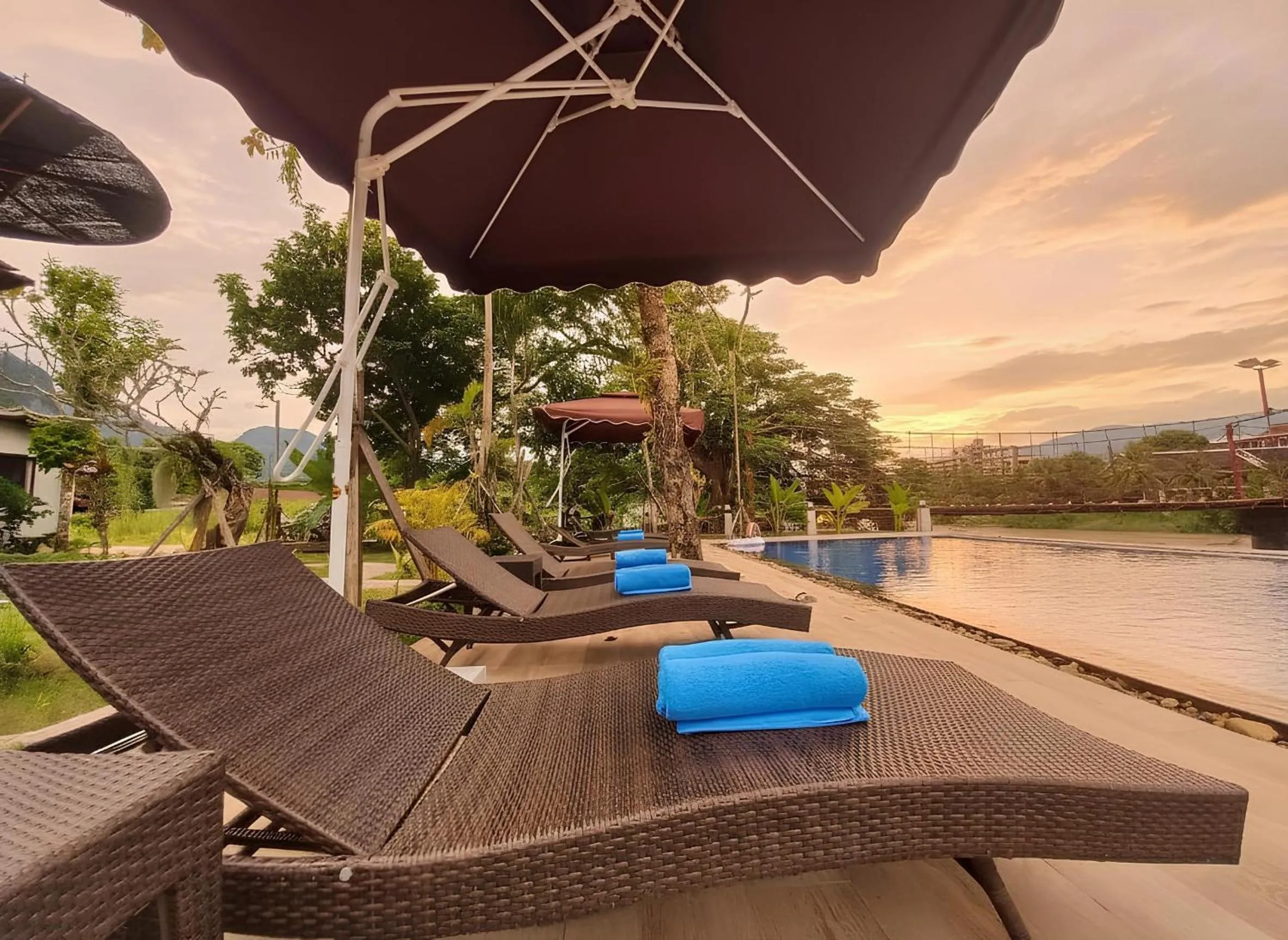 Natural landscape in Intimate Riverside Resort Vang Vieng