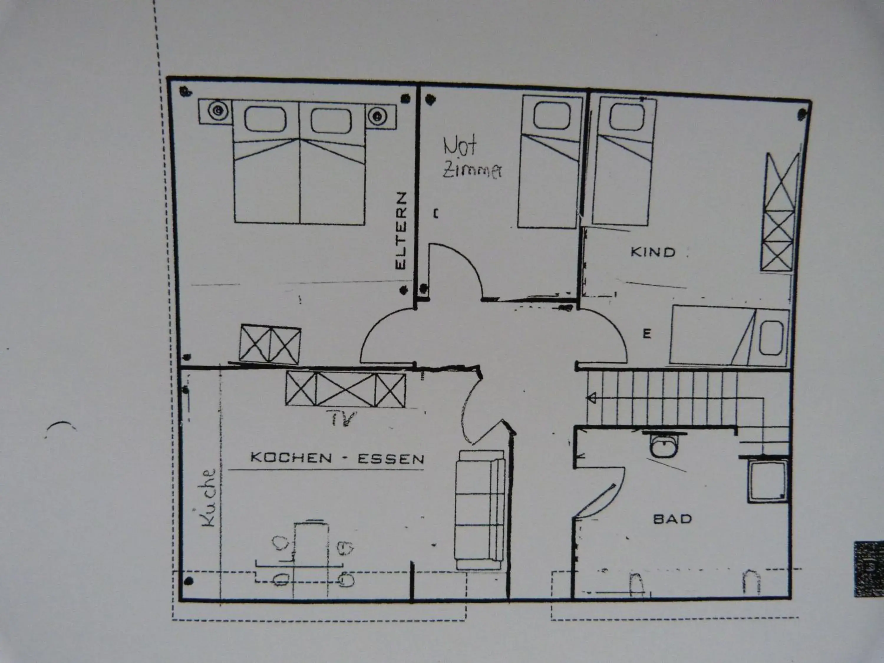 Three-Bedroom Apartment in Obermühle Duderstadt Three-Bedroom Apartment in Obermühle Duderstadt