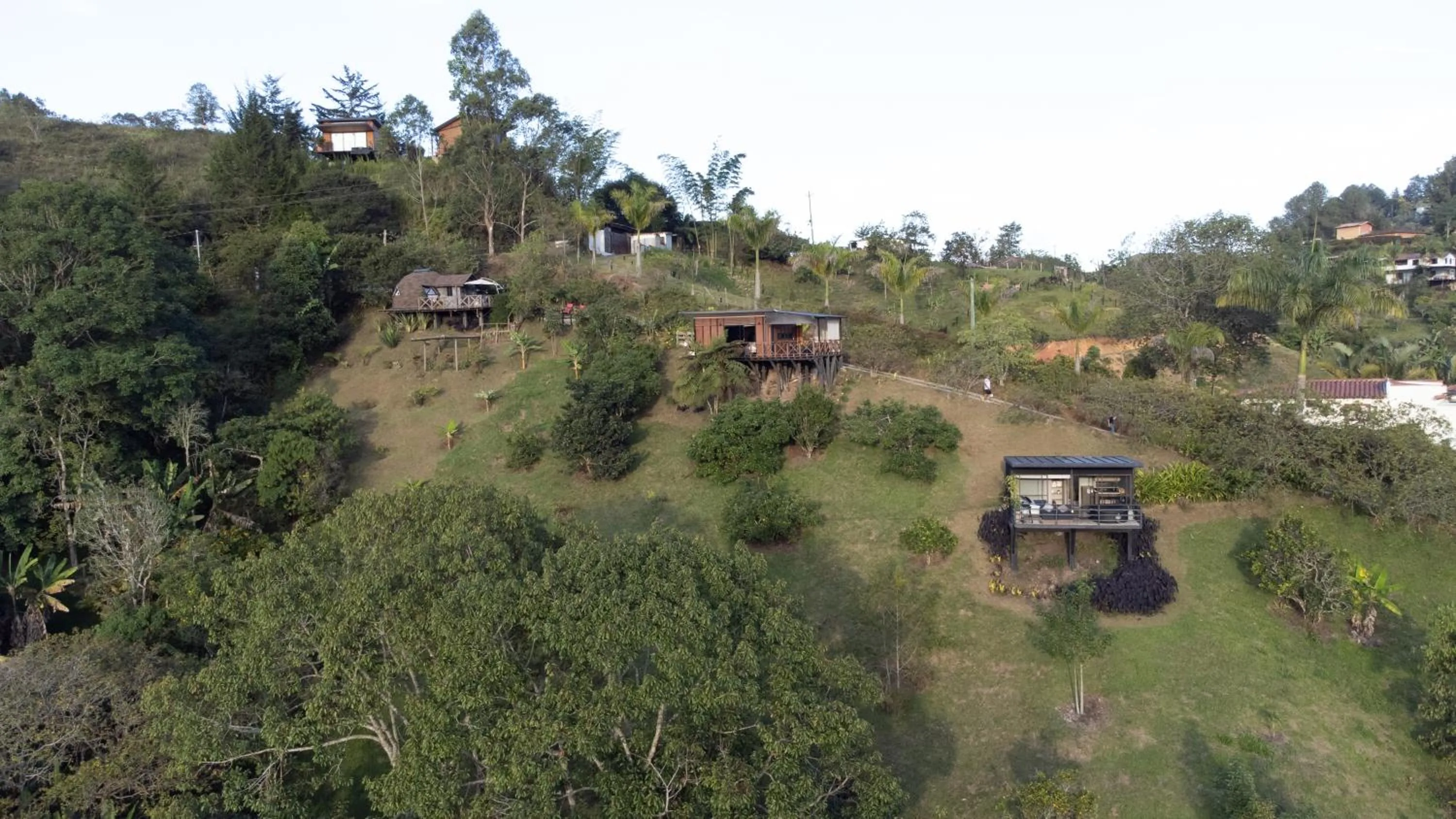 Bird's eye view in Roots Eco House