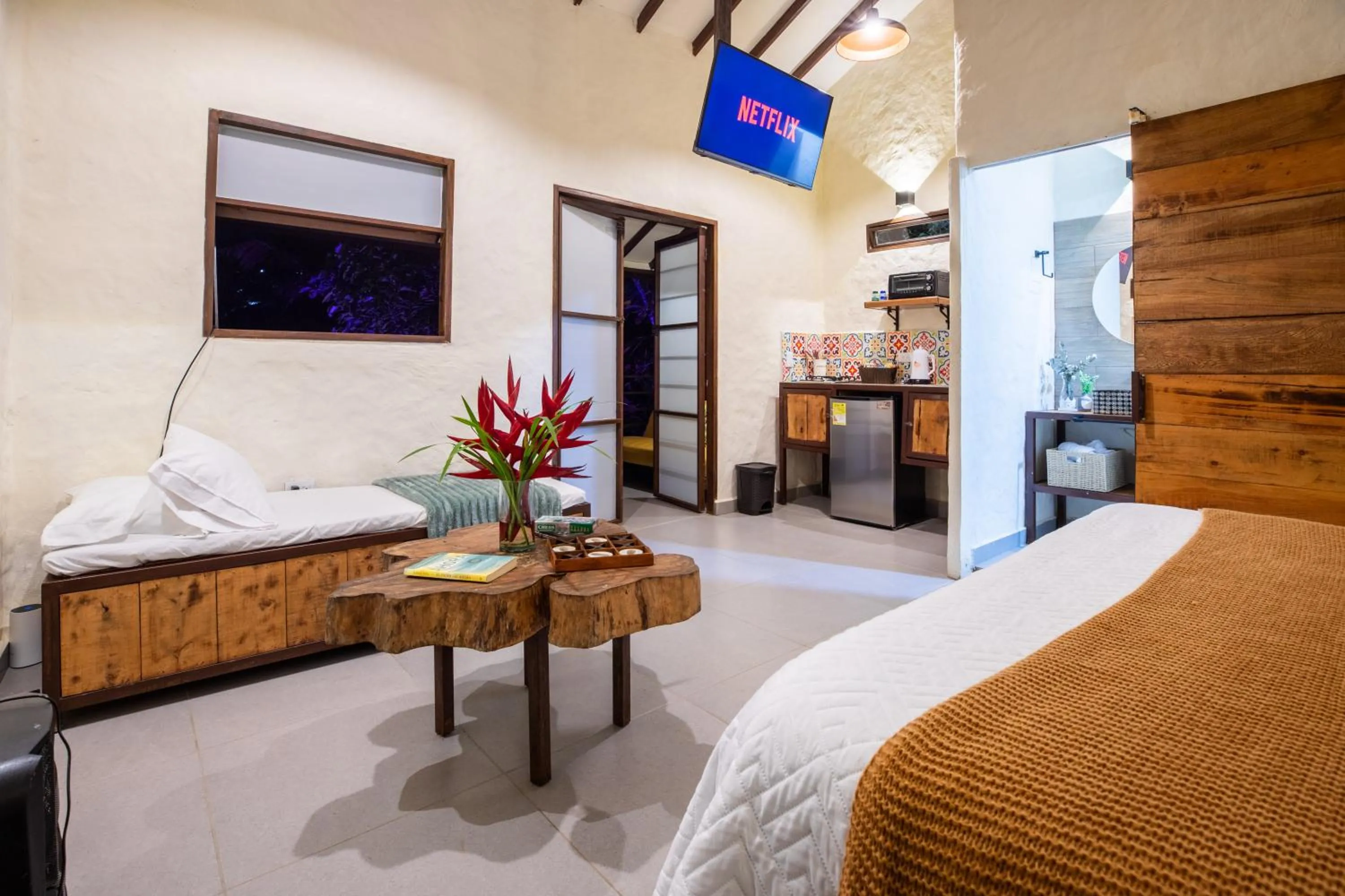 Bed in Roots Eco House