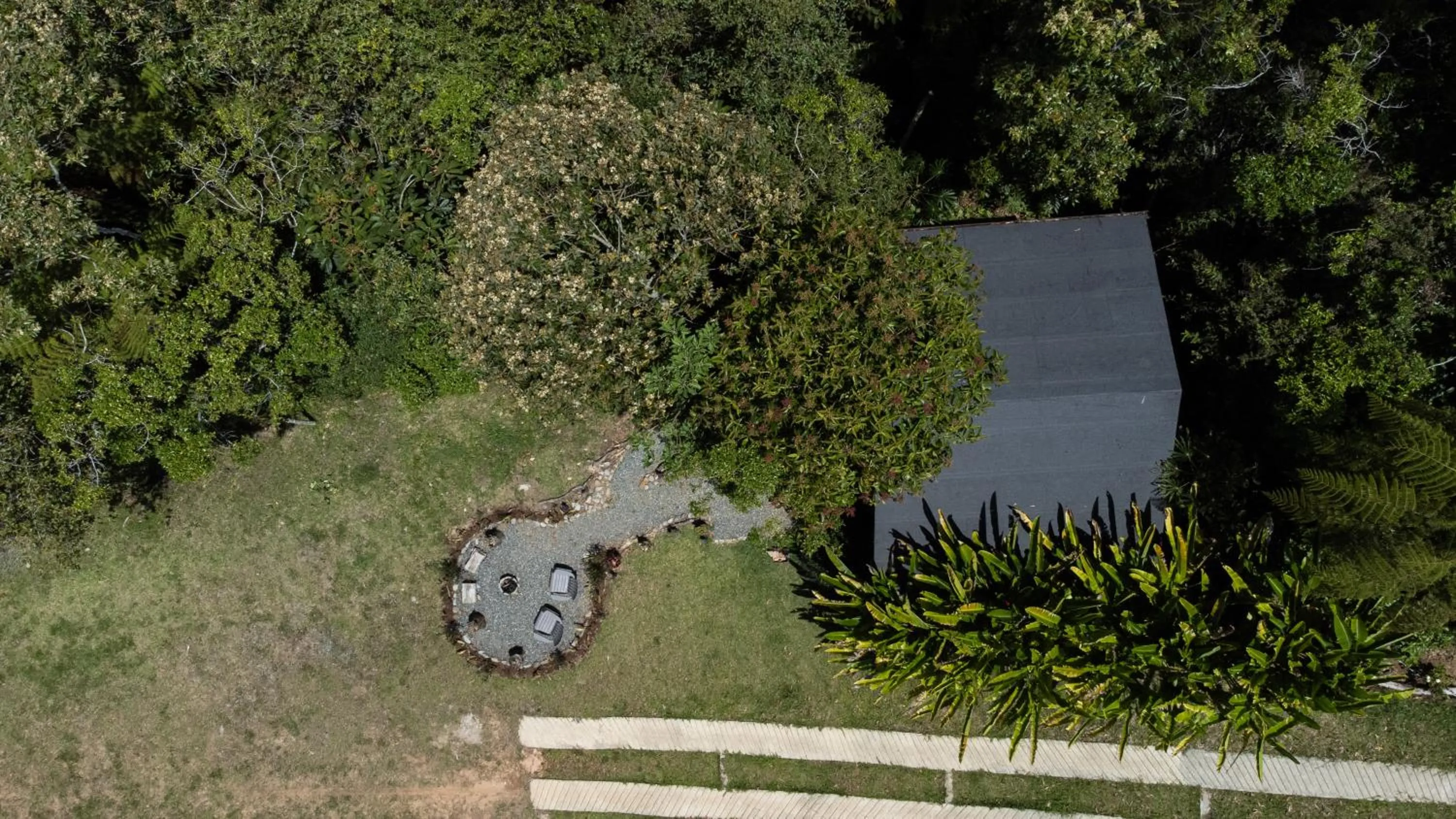 Bird's eye view in Roots Eco House