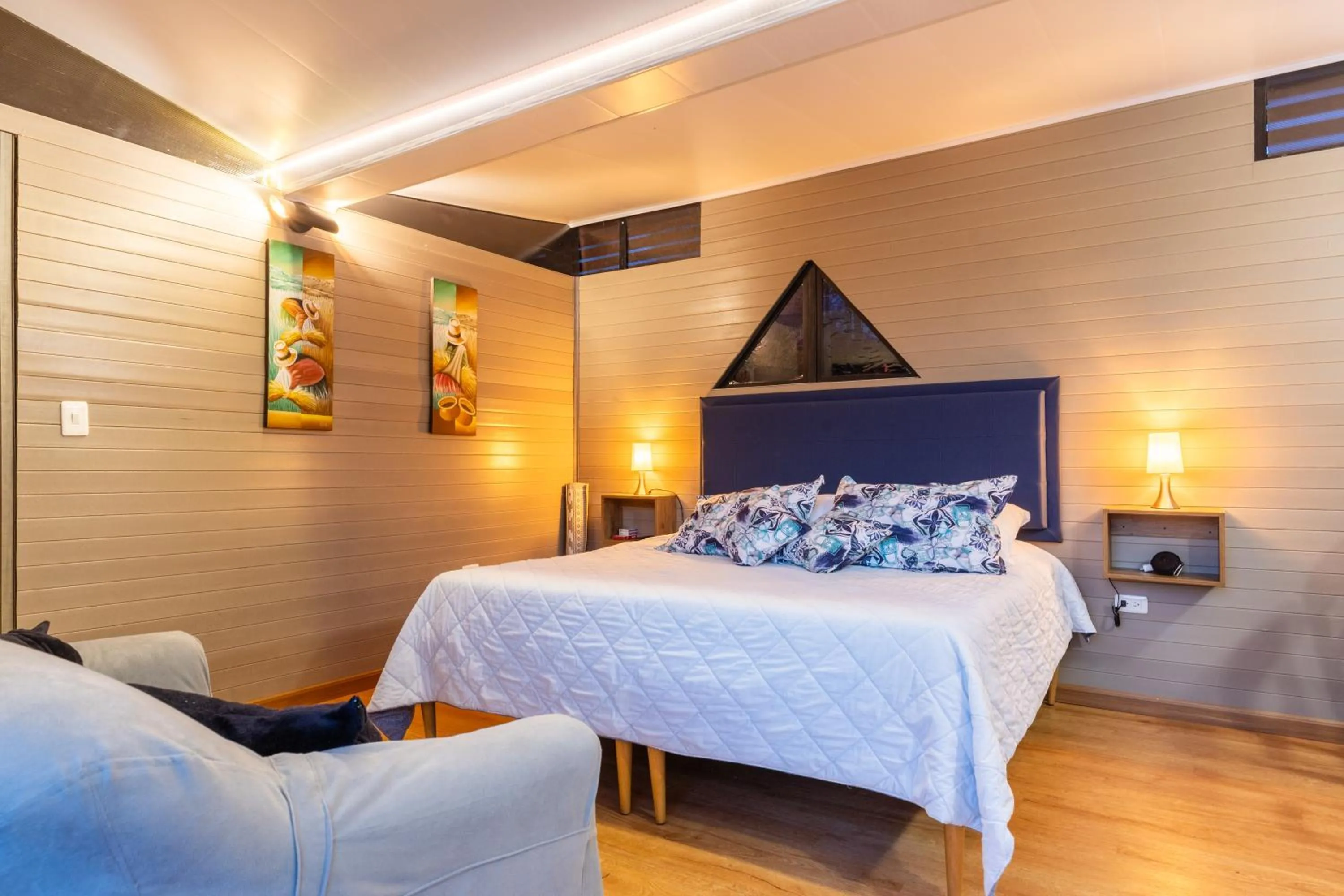 Bed in Roots Eco House