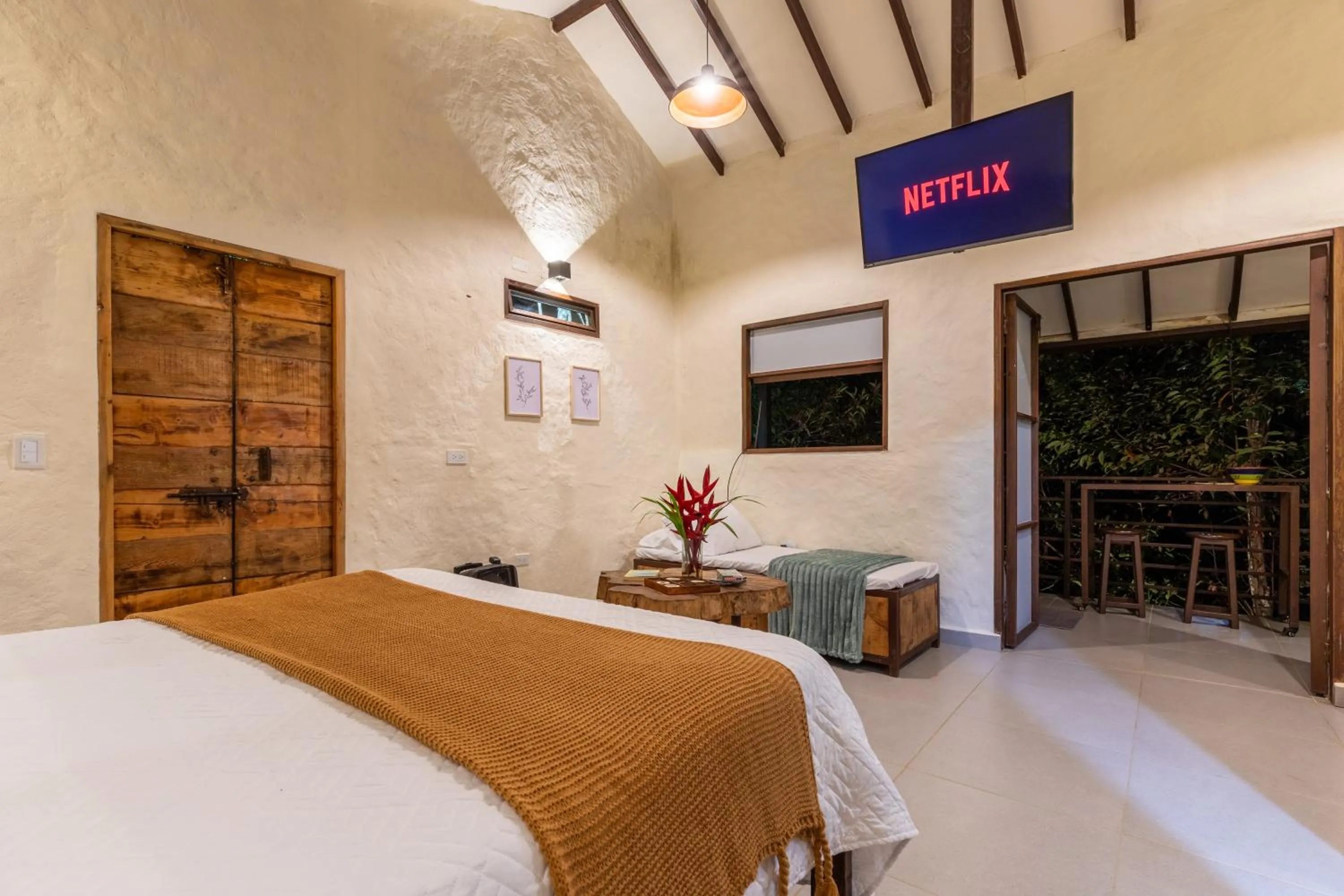 Bed in Roots Eco House