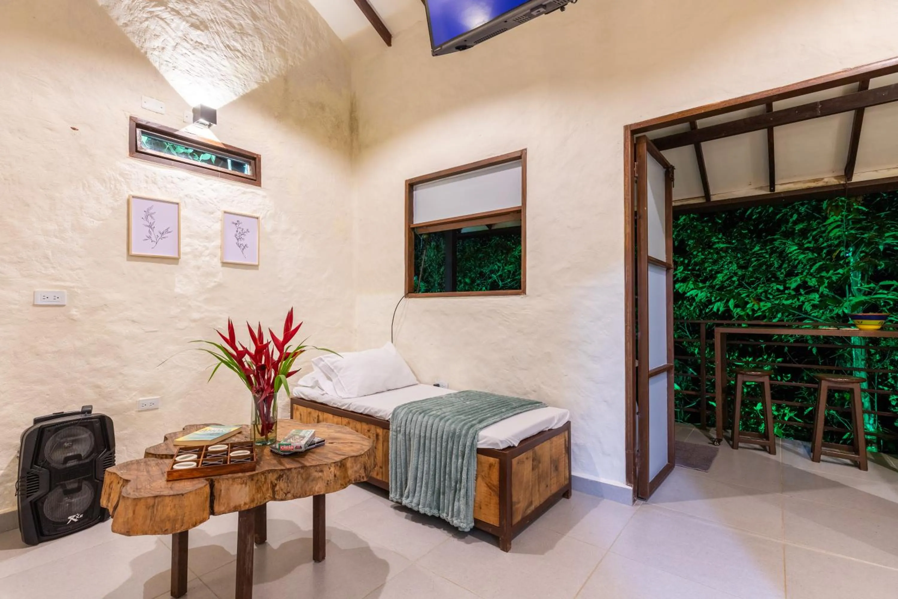 Bed in Roots Eco House