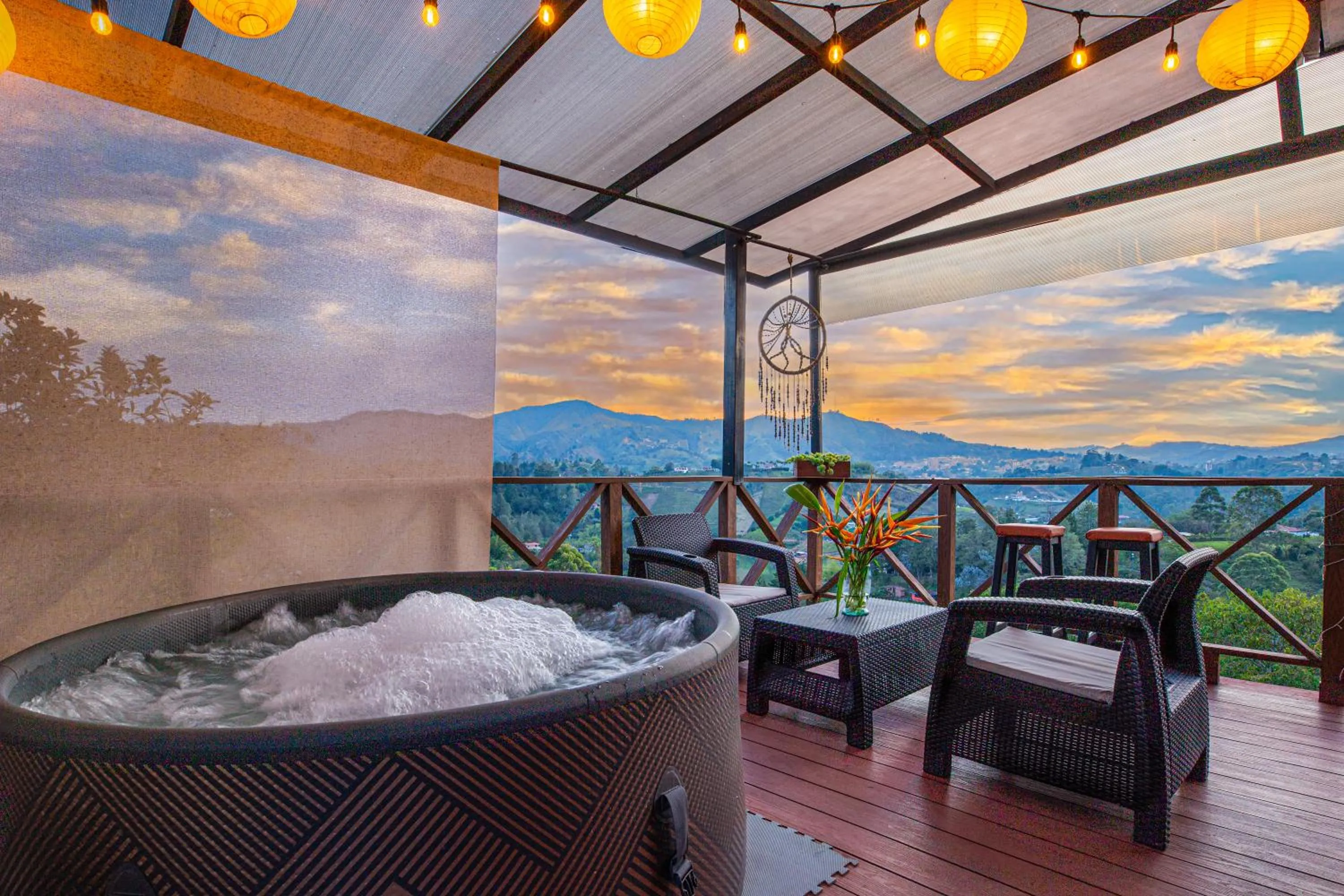 Patio in Roots Eco House