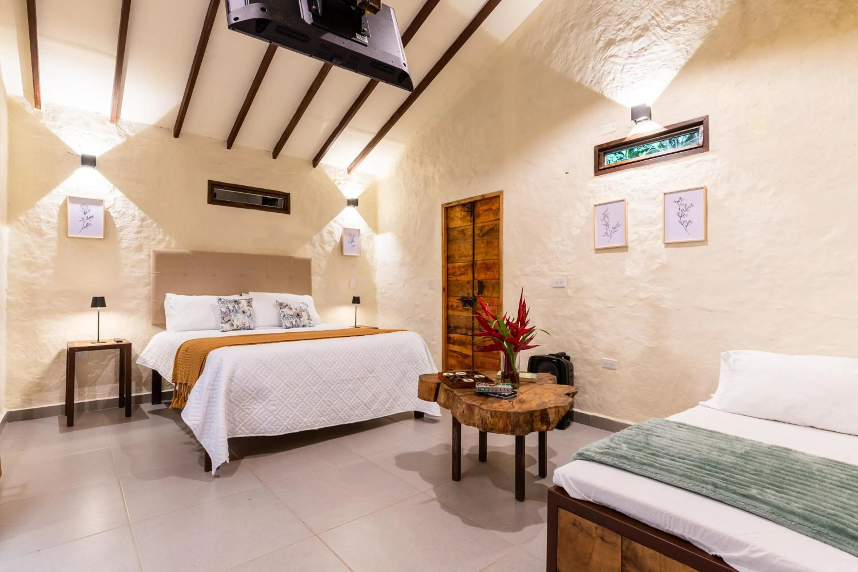 Bed in Roots Eco House