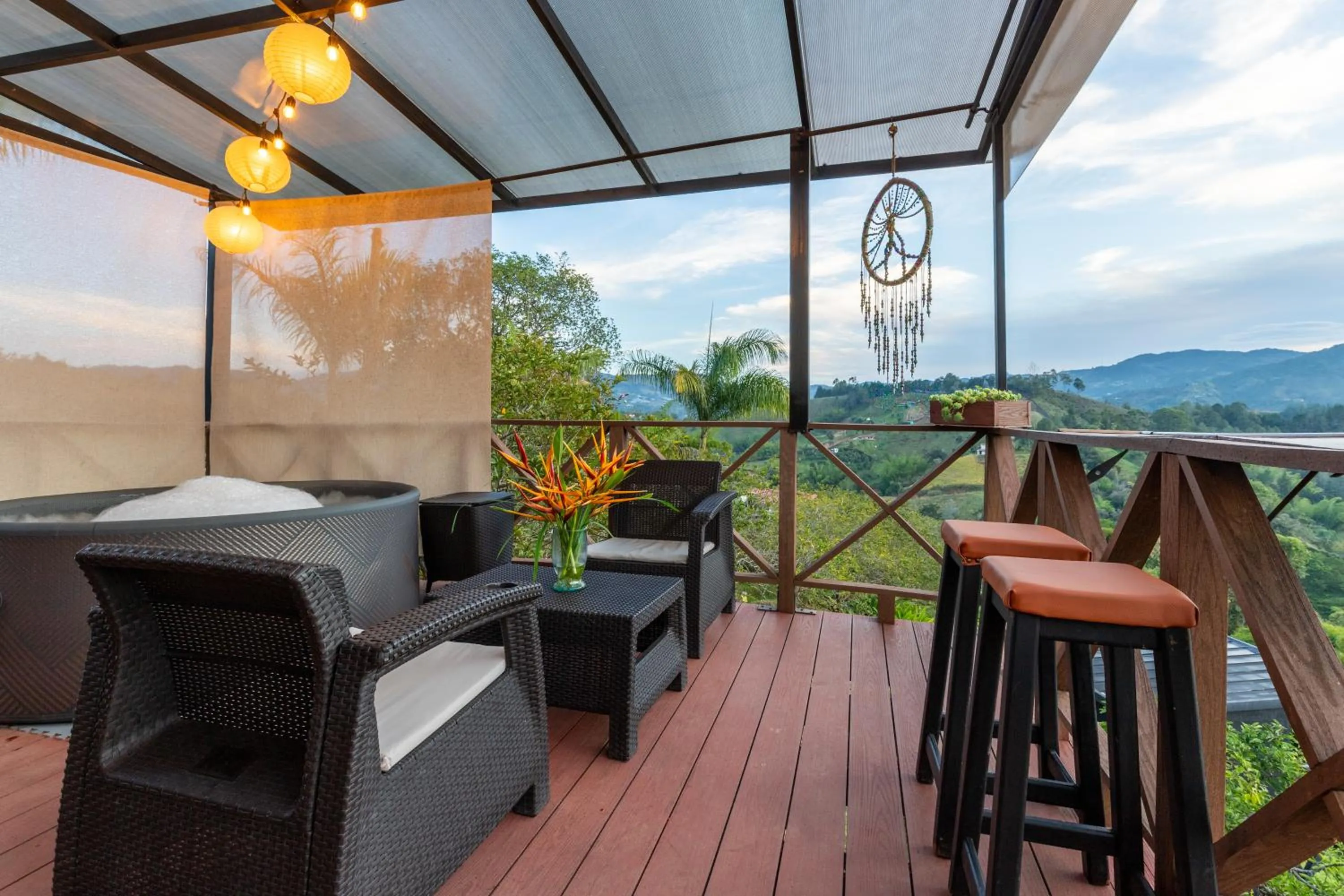 Patio in Roots Eco House