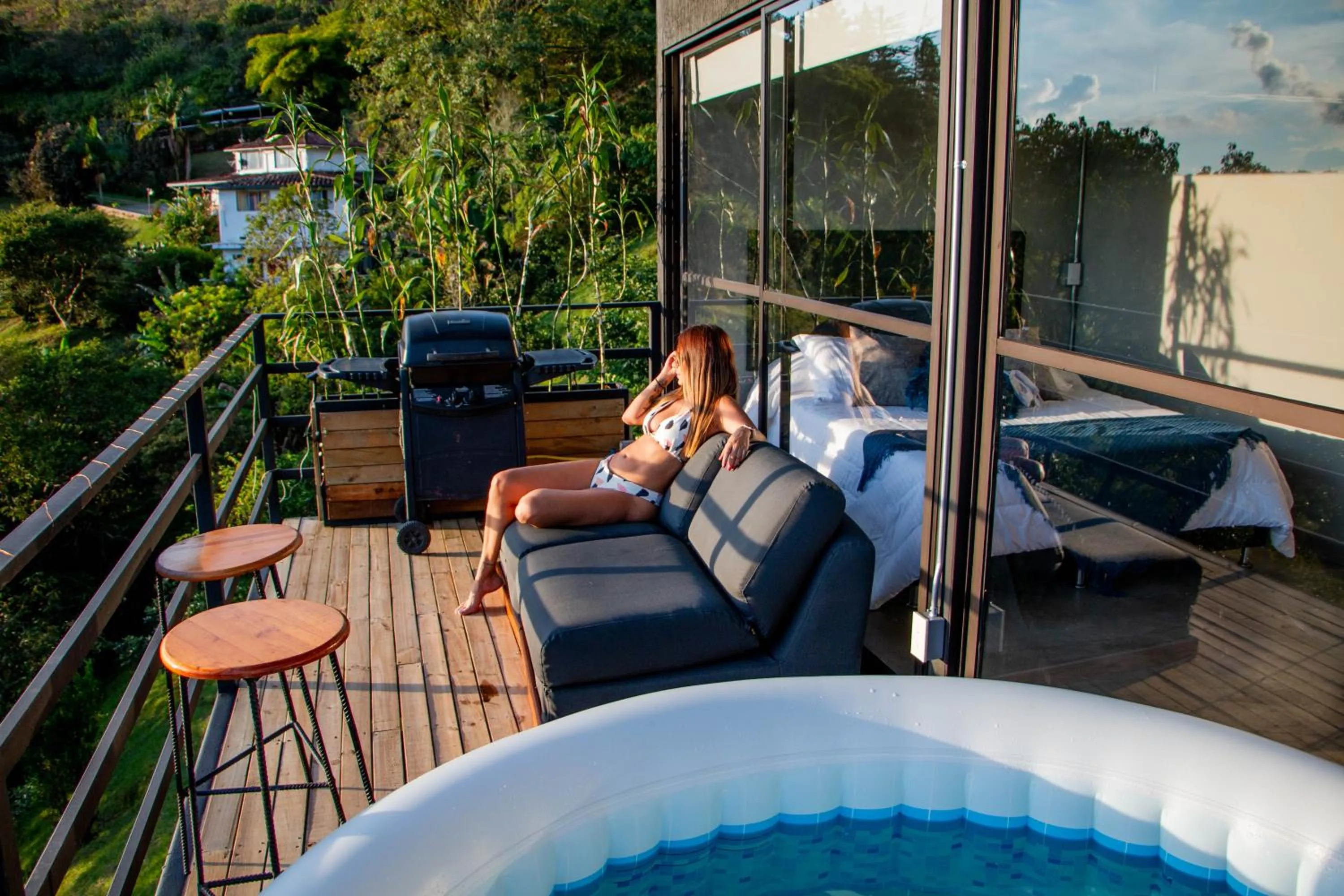 Patio in Roots Eco House