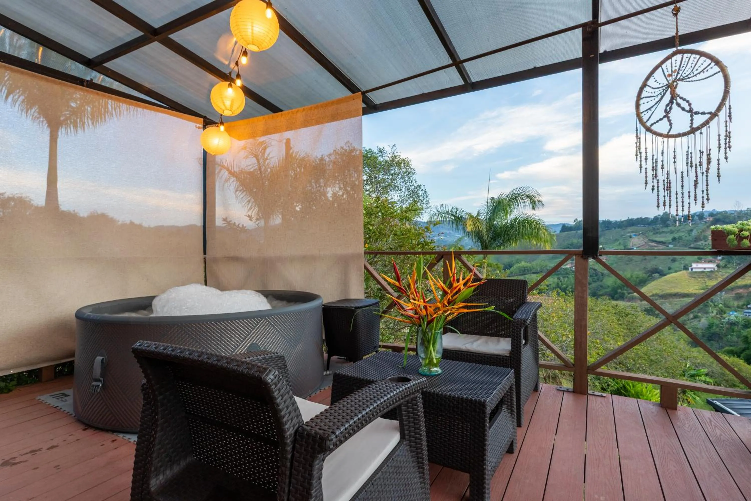 Patio in Roots Eco House