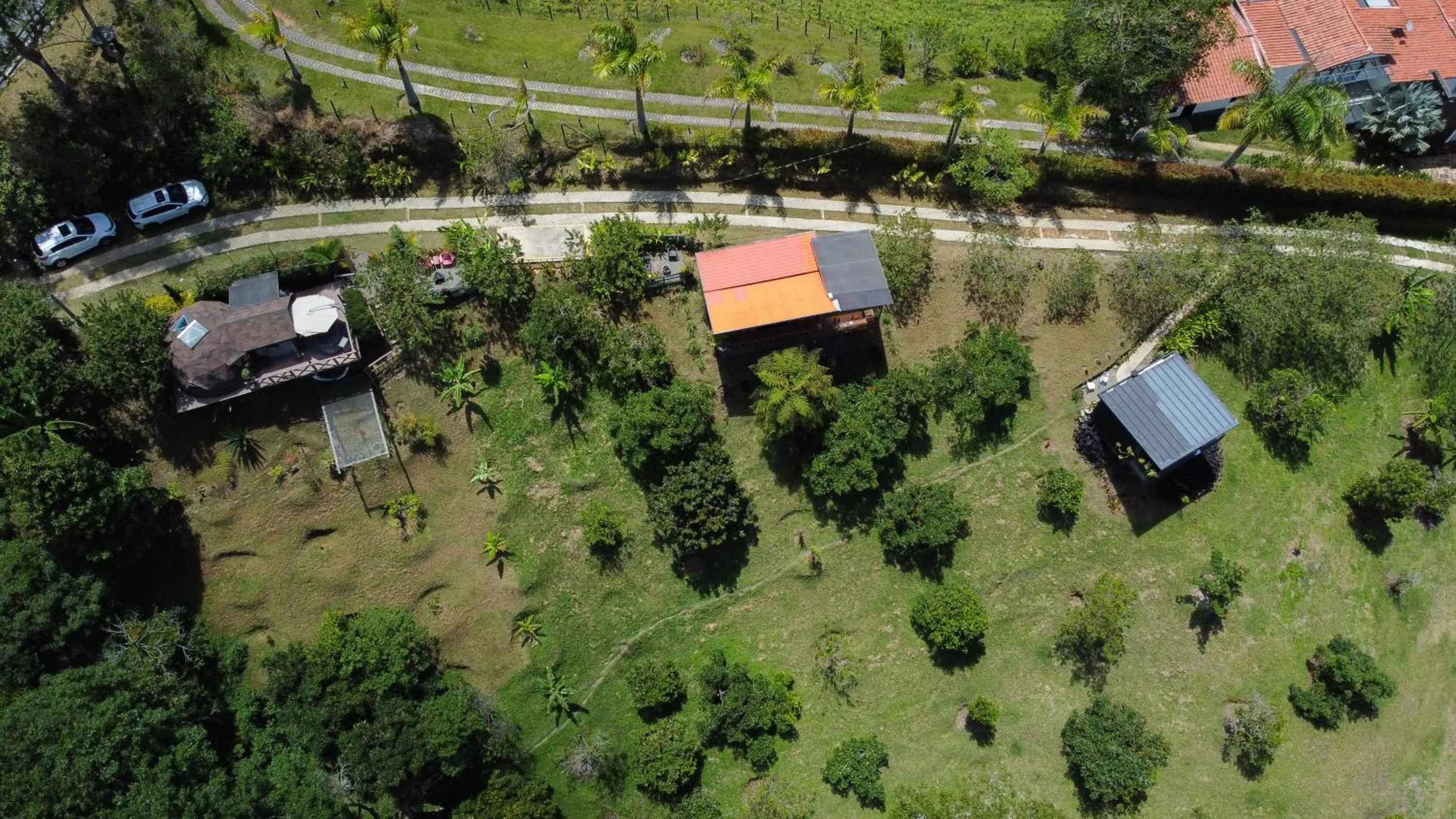 Bird's eye view in Roots Eco House