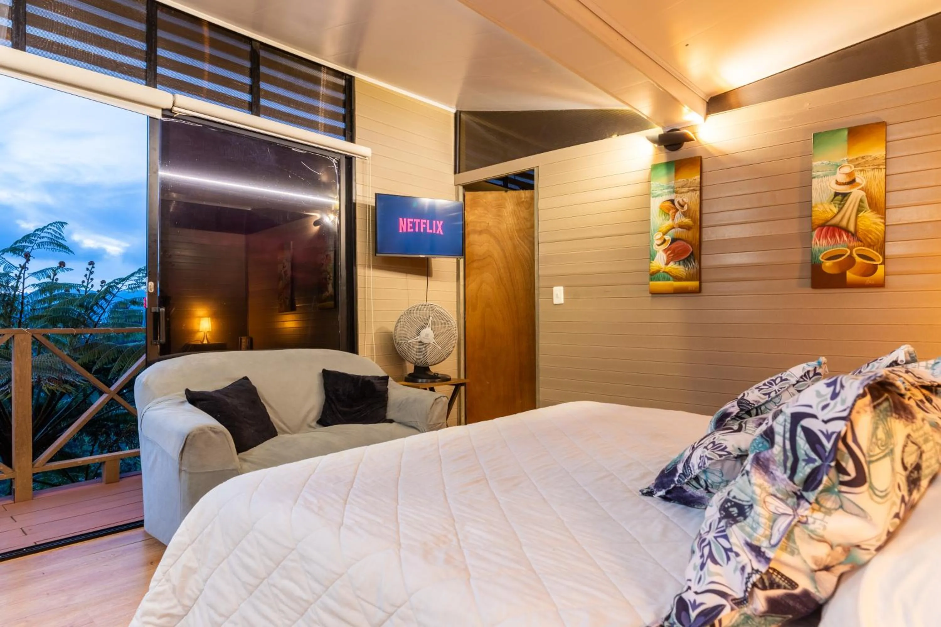 Bed in Roots Eco House