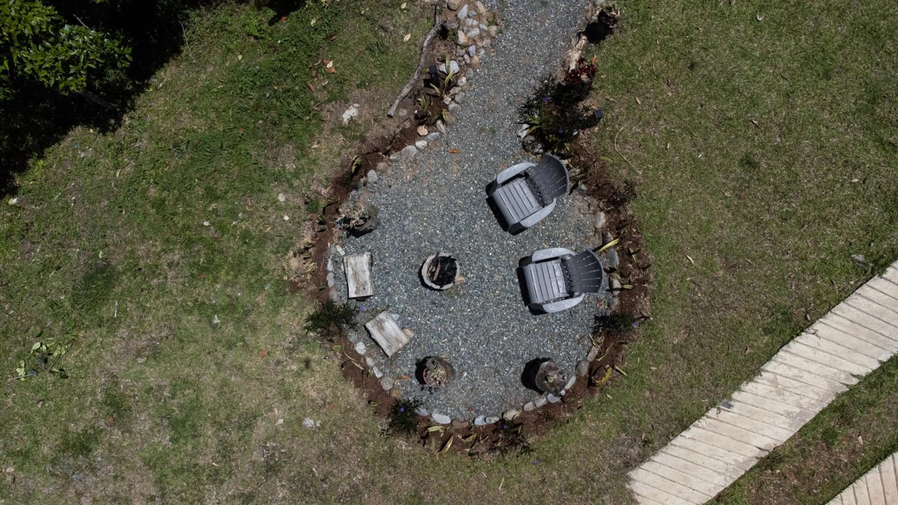 Bird's eye view in Roots Eco House