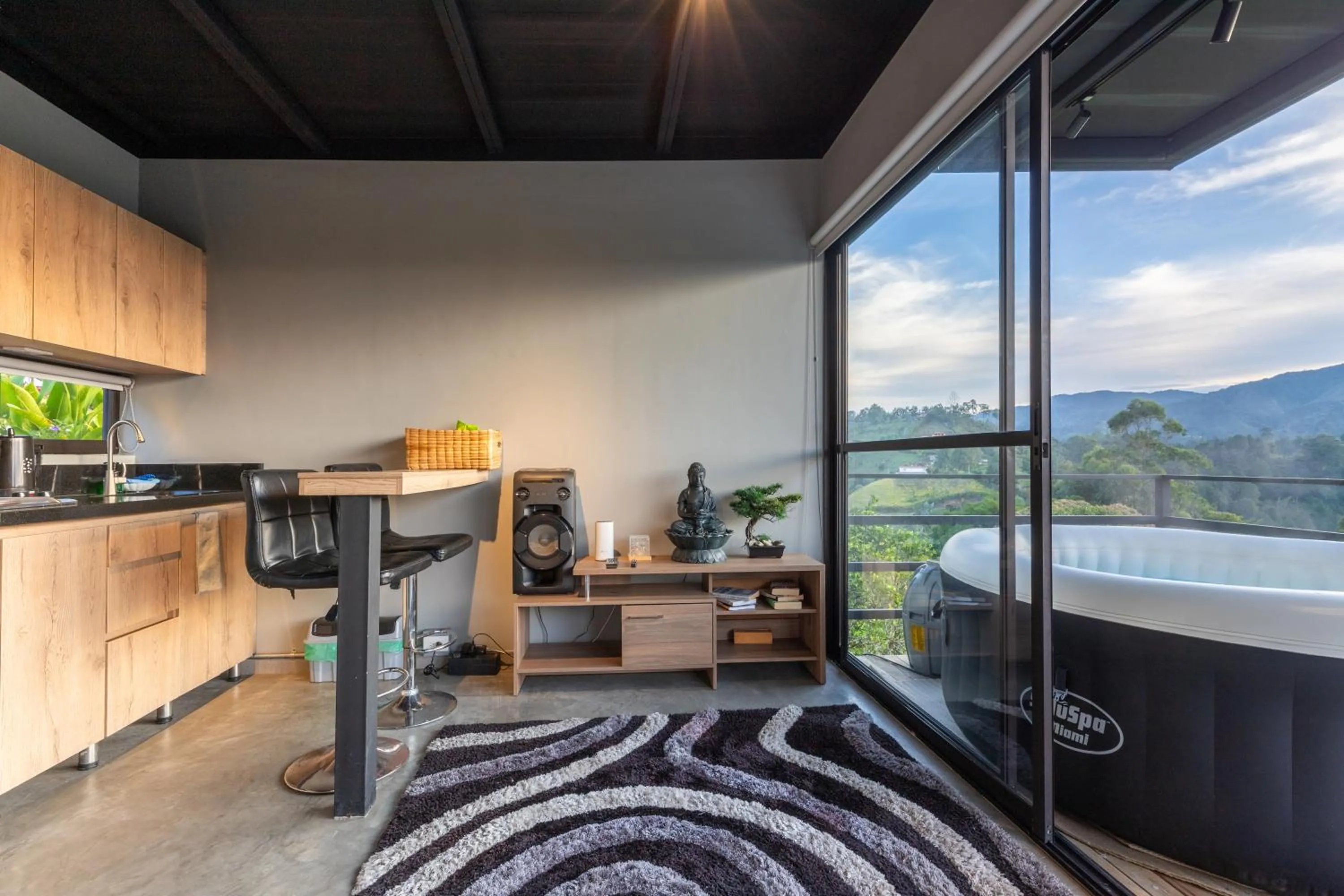Natural landscape in Roots Eco House