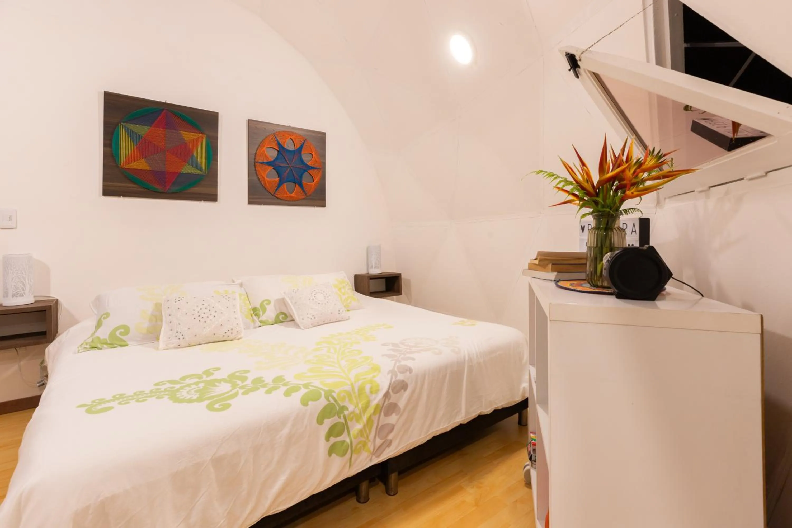 Bed in Roots Eco House